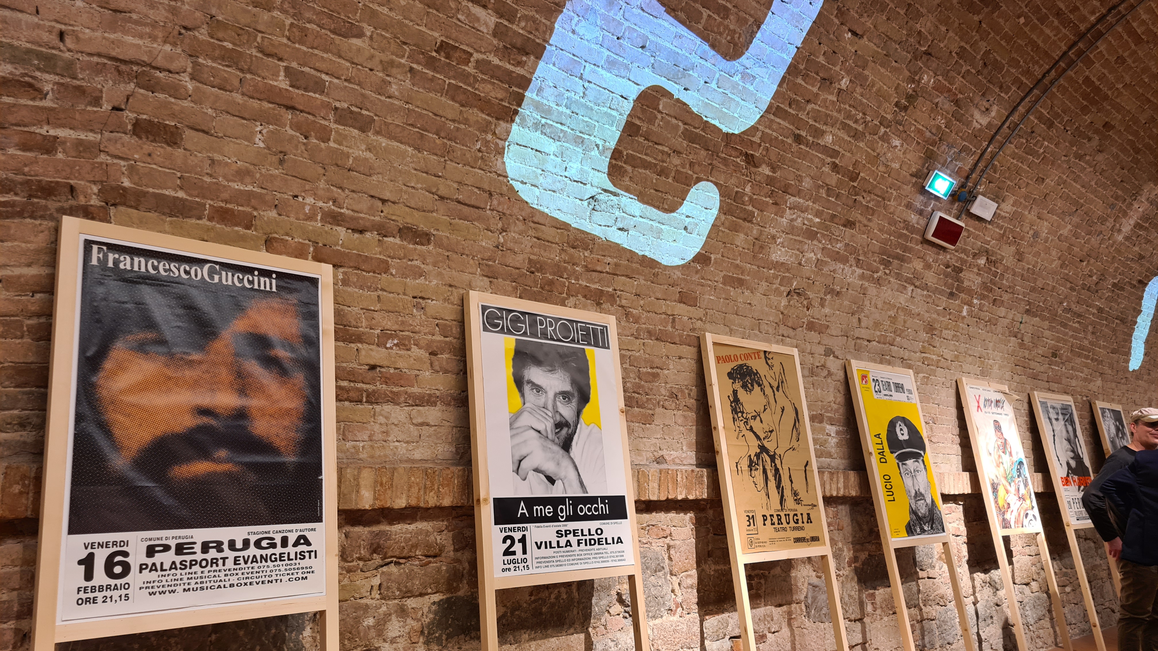 Alcuni dei manifesti storici in mostra