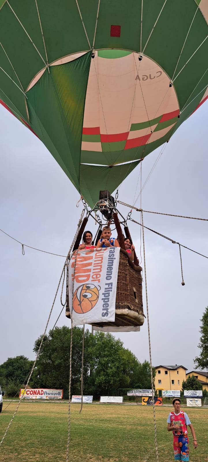 La salita in mongolfiera