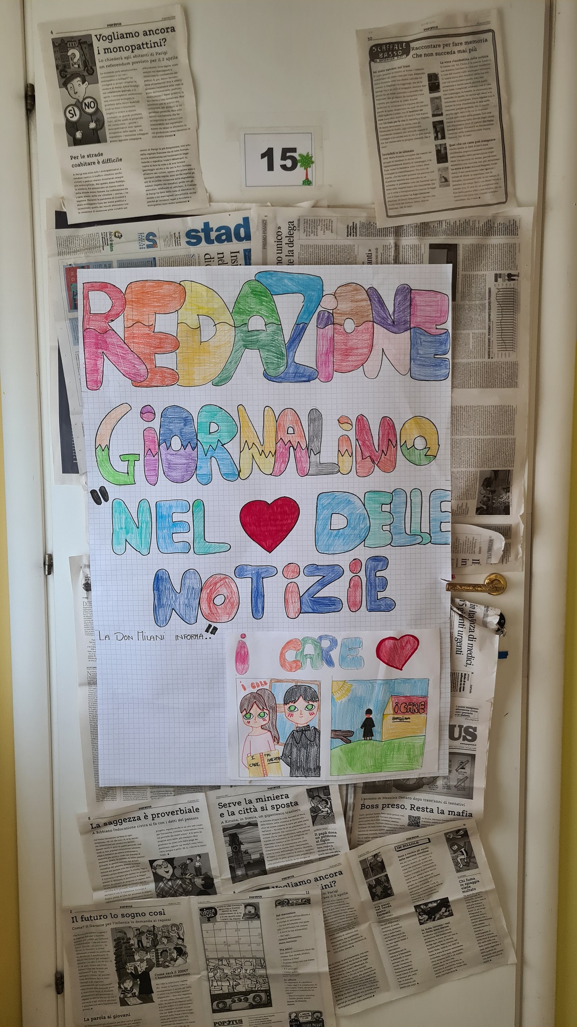 L'ingresso della redazione