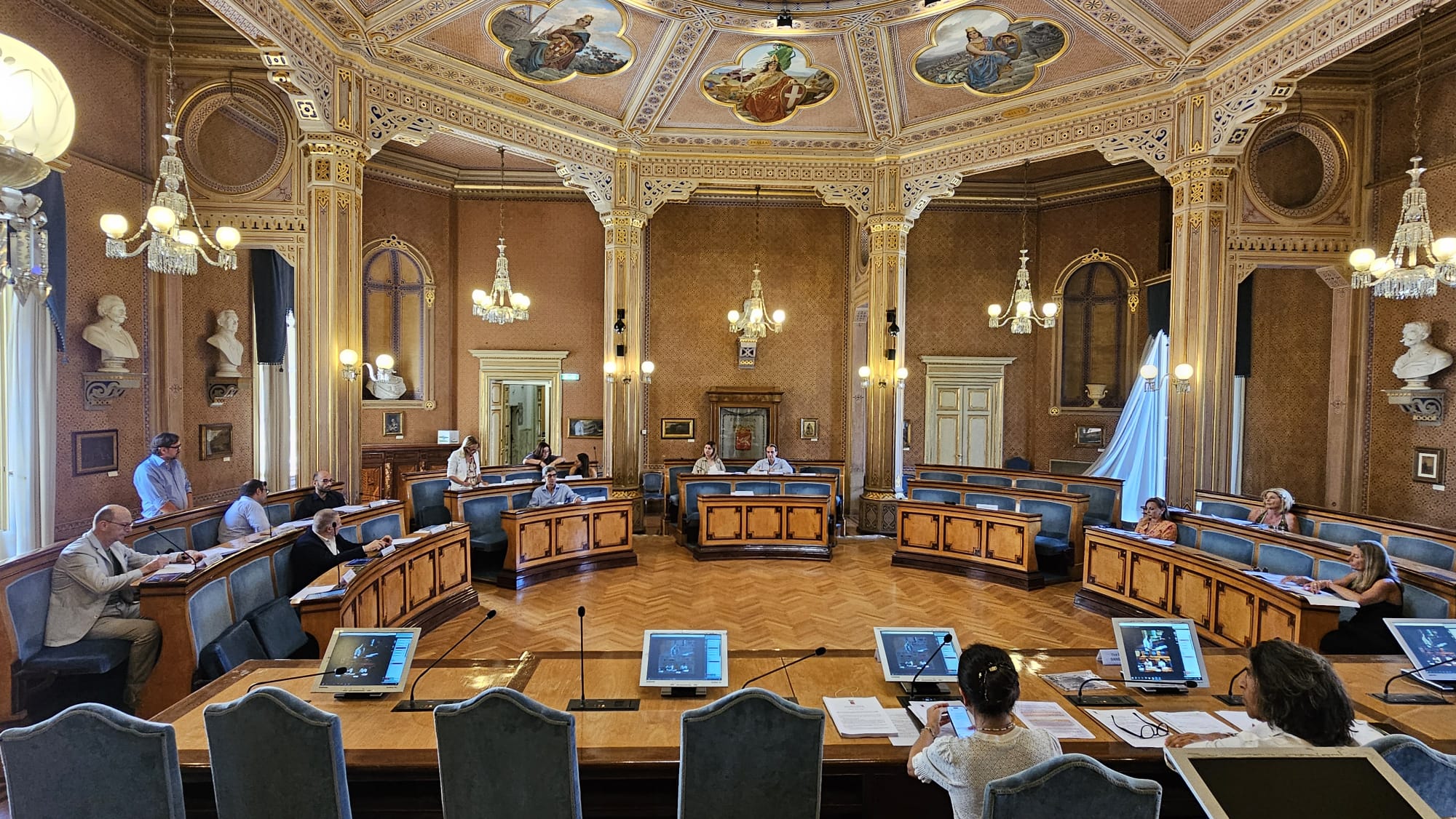 Immagine del consiglio provinciale, seduta del 23 luglio 2024. Presentazione DUP