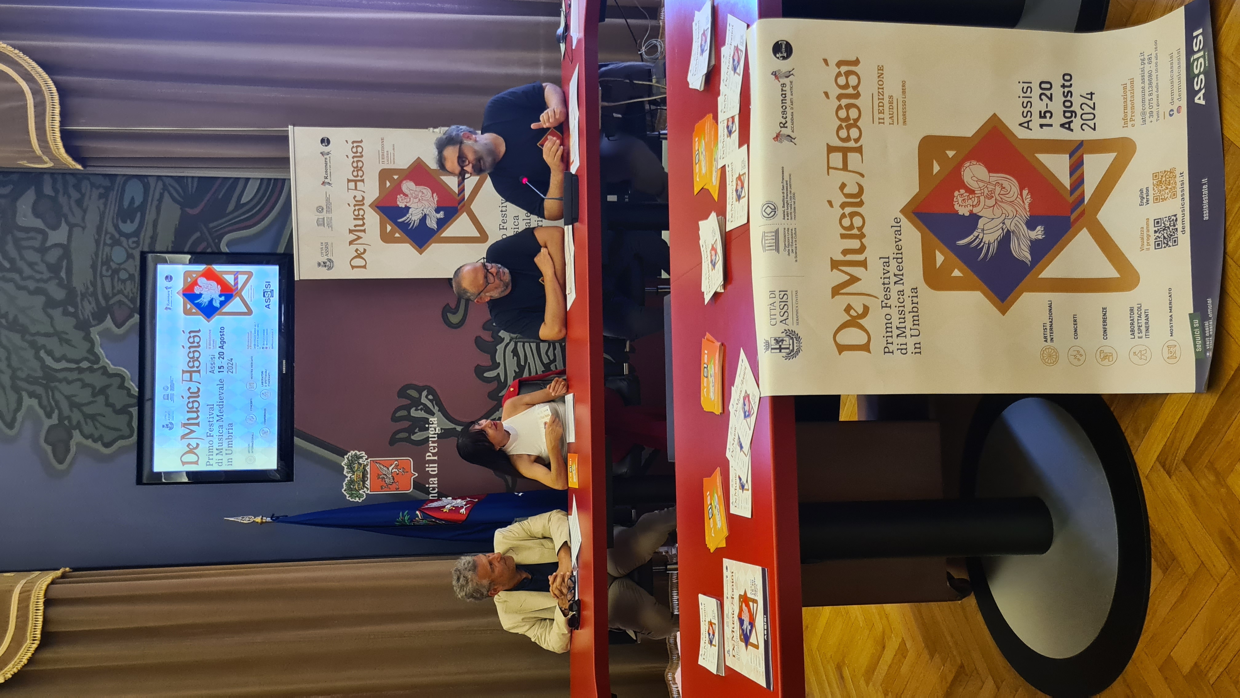 Un momento della conferenza stampa