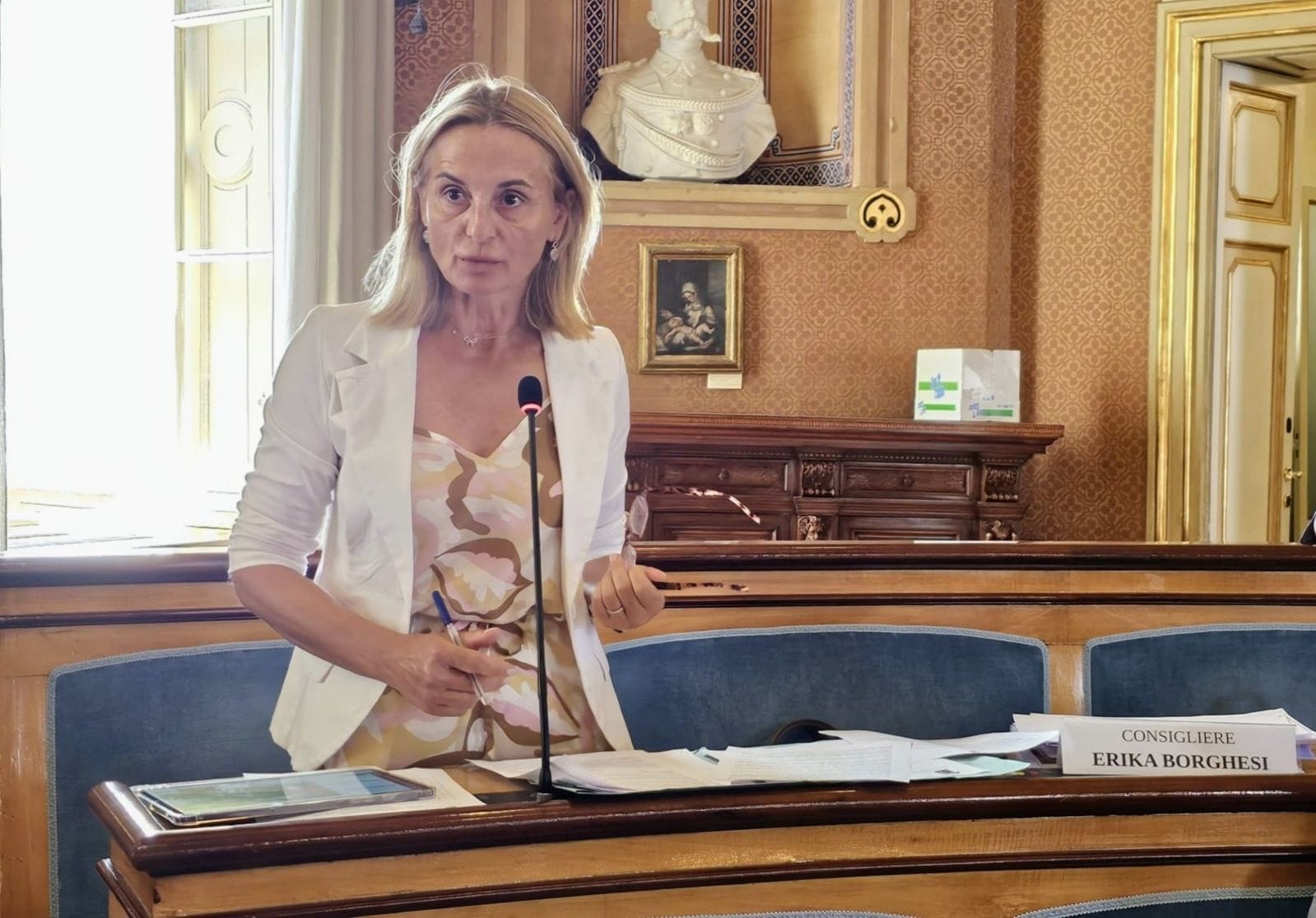 consigliera Erika Borghesi