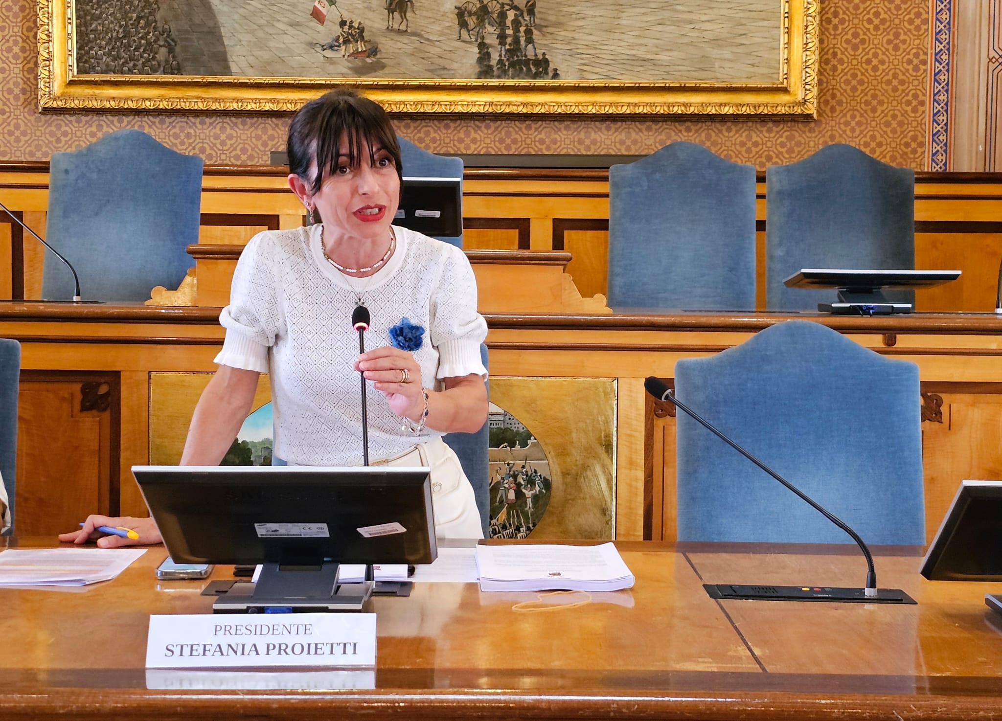 foto presidente Stefania Proietti