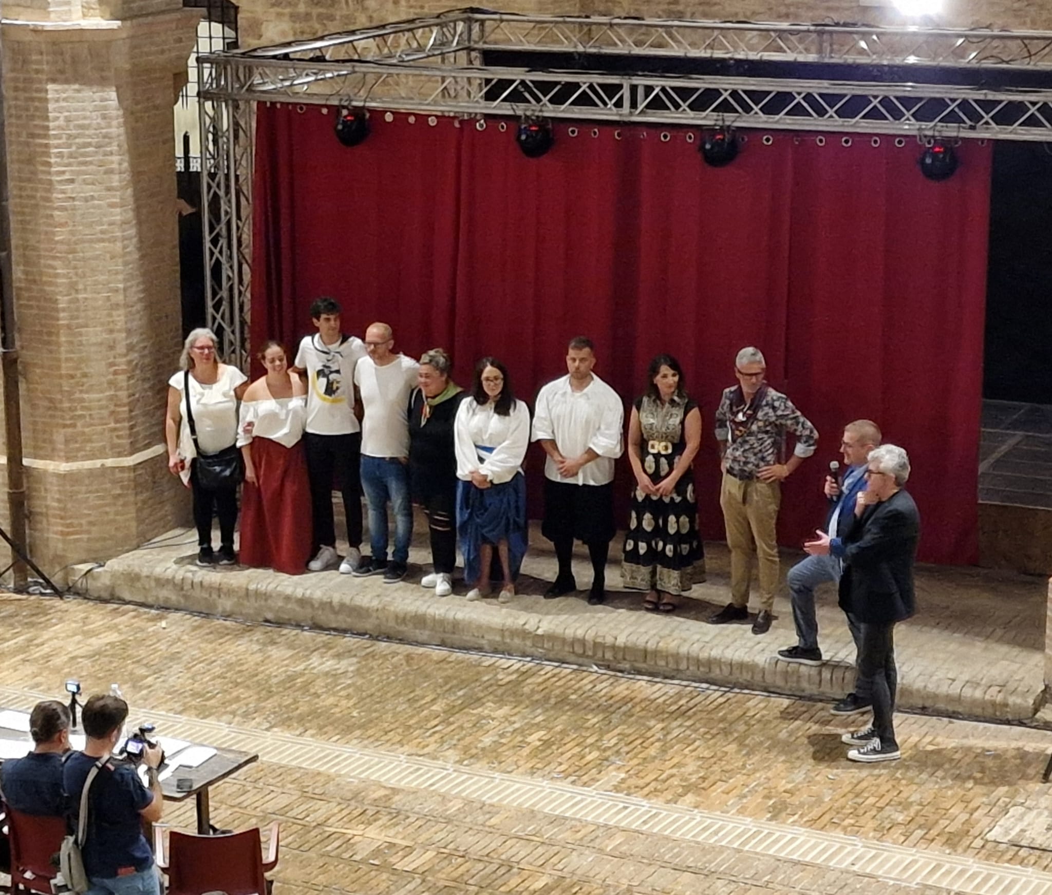 Immagine della prima serata della Quintanella a Foligno