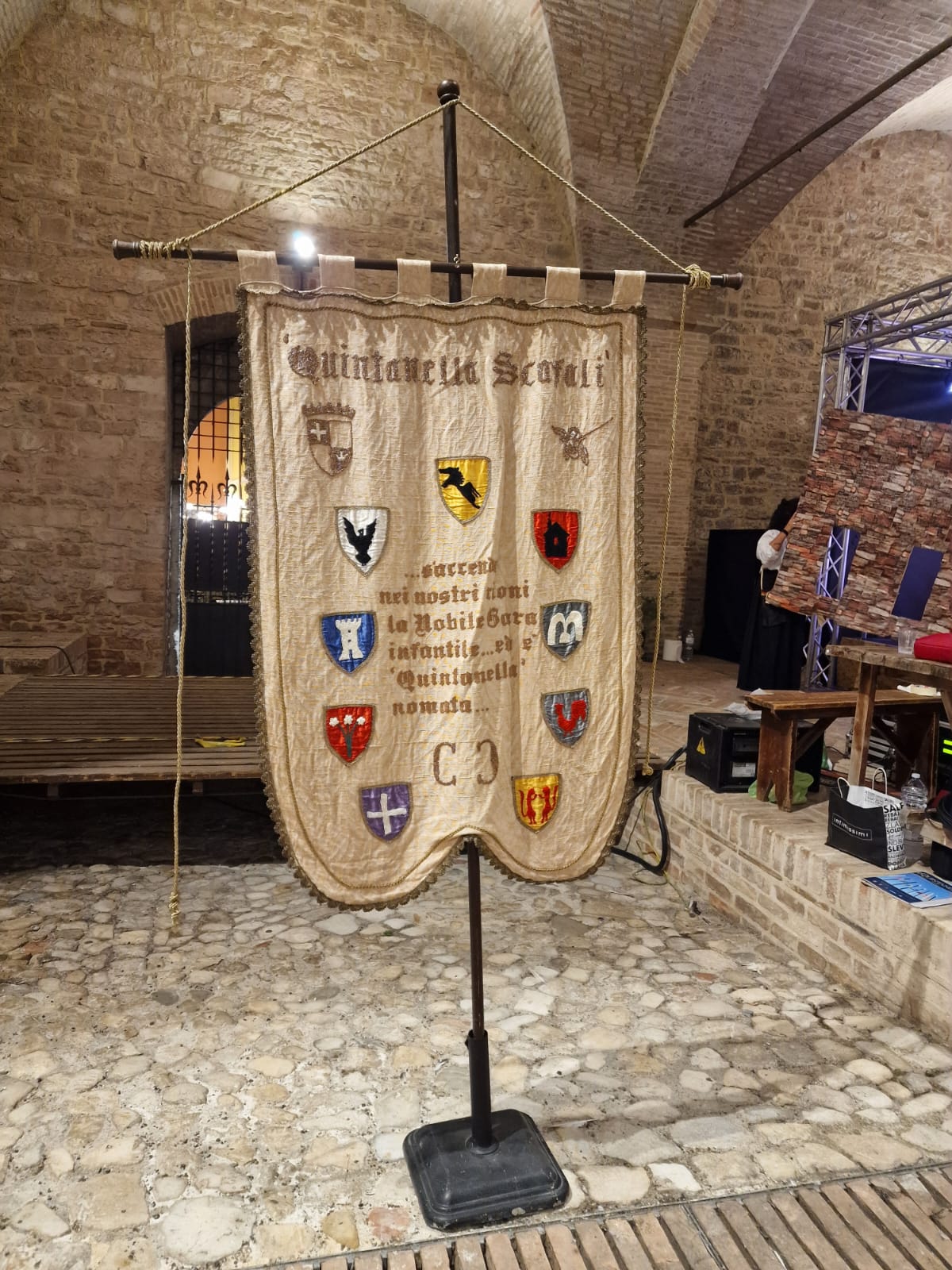 Immagine della prima serata della Quintanella a Foligno