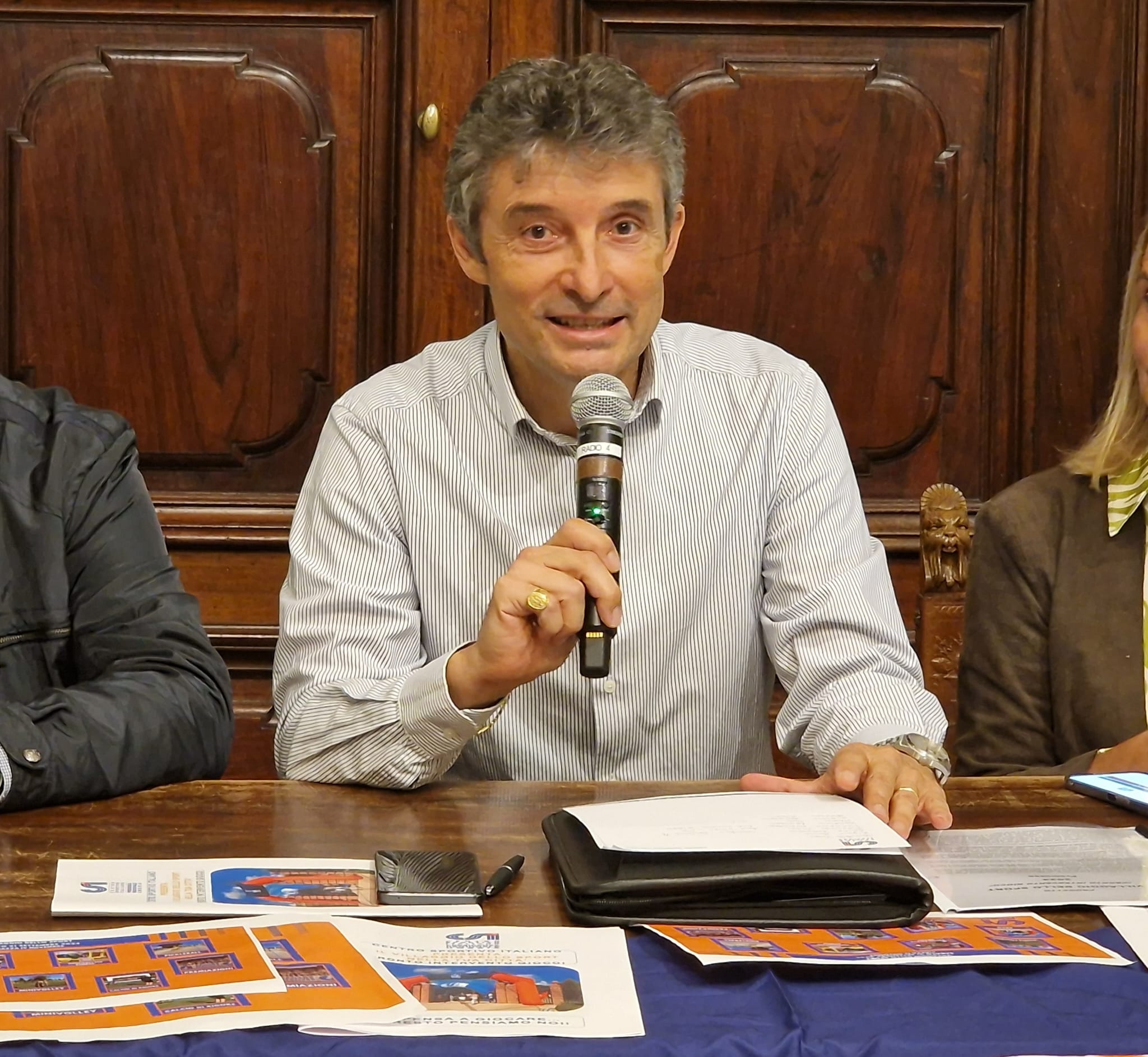 “Villaggio dello Sport” CSI, immagine conferenza stampa di presentazione