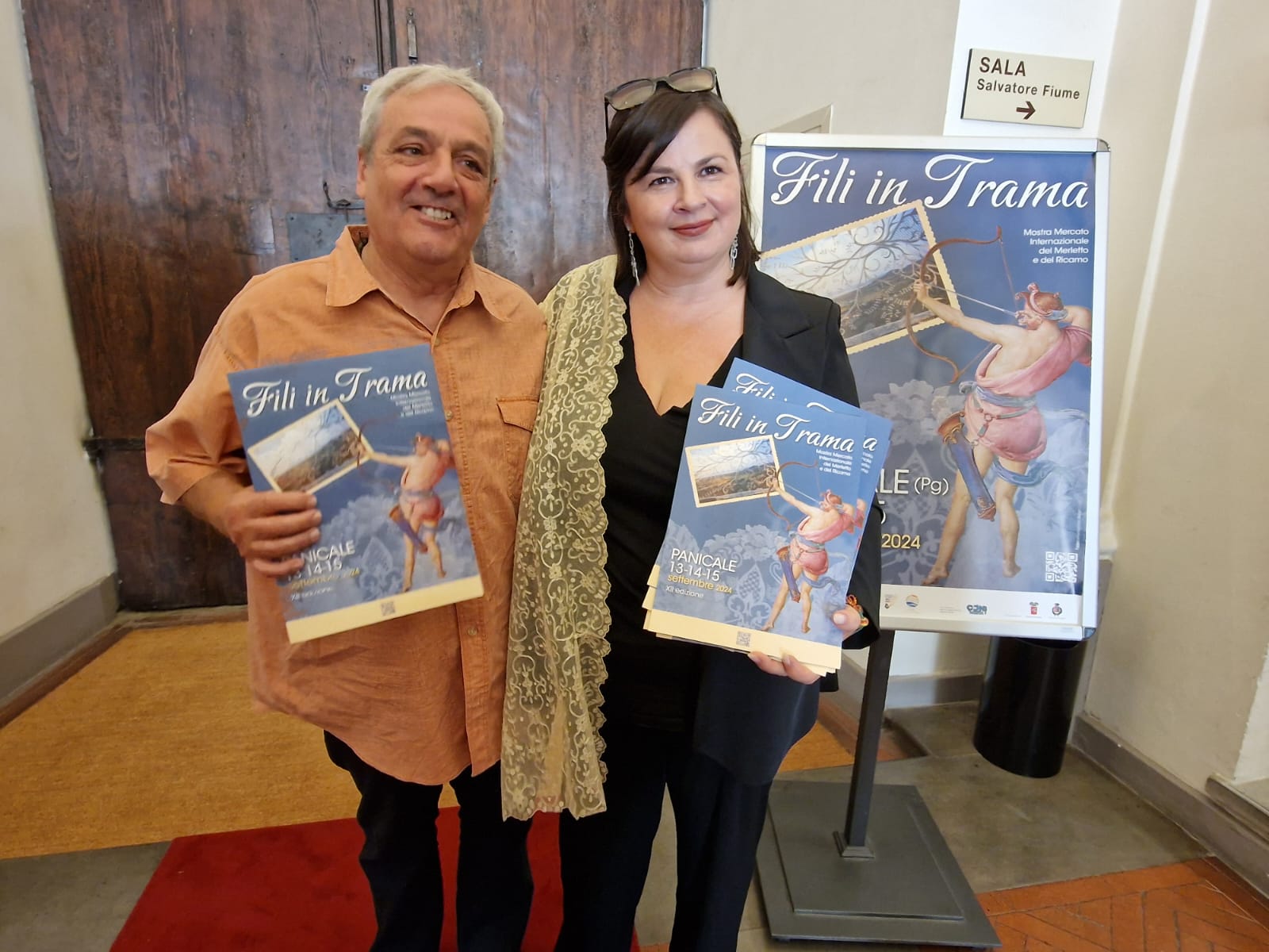 immagine conferenza stampa di presentazione “Fili in Trama”