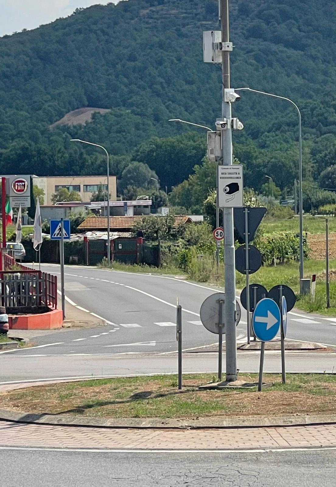 Un impianto di videosorveglianza