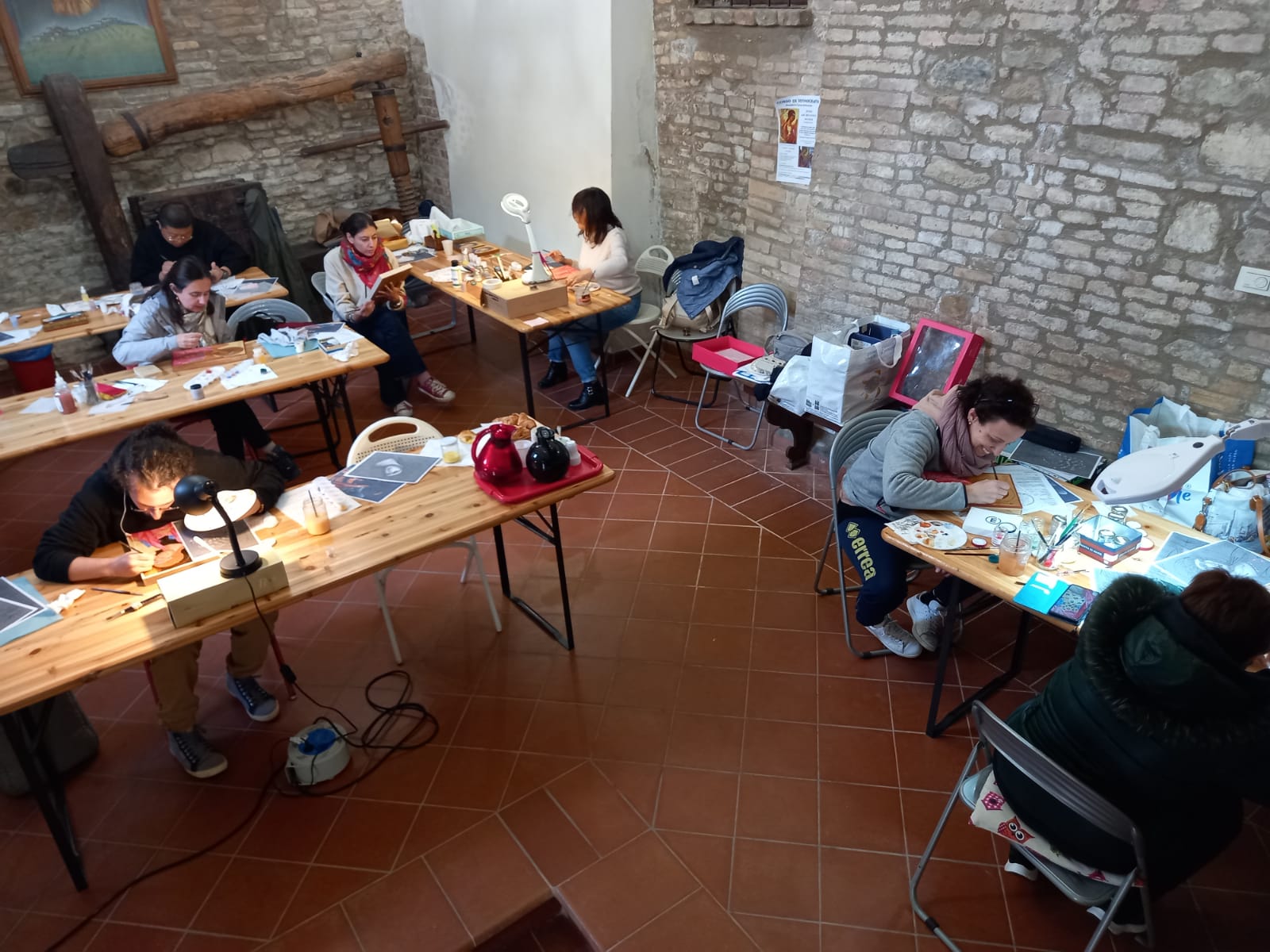 Immagine del corso di pittura dell’icona