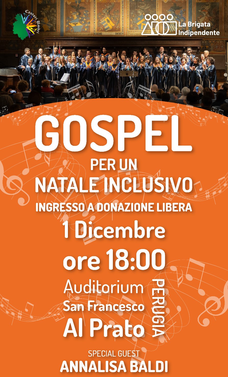Locandina concerto Gospel inclusivo