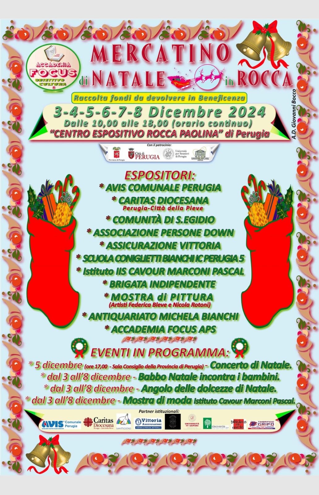 locandina Mercatino di “Natale in Rocca”