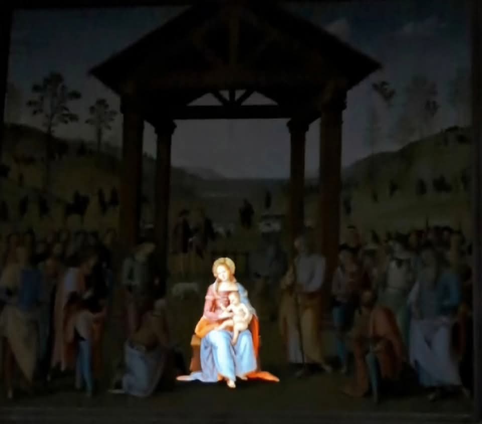 Un particolare dell'Adorazione dei Magi