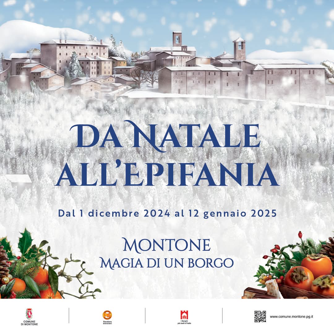 immagine della locandina del Natale a Montone