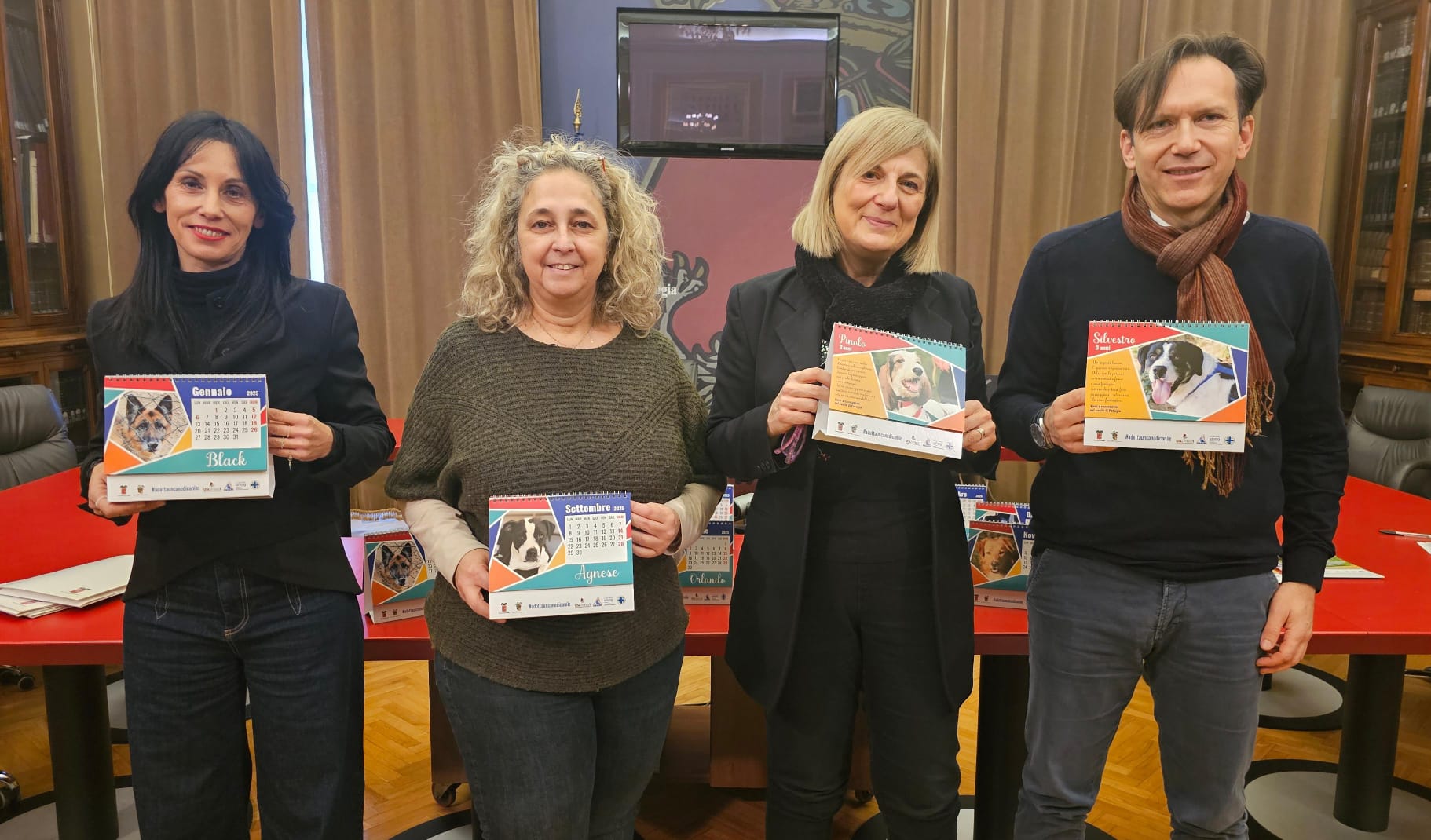 immagine presentazione Calendario 2025 dello Sportello a 4 zampe della Provincia di Perugia