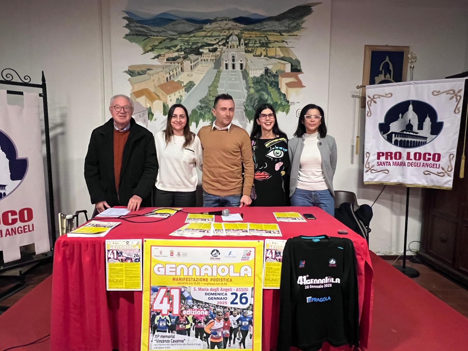 La “Gennaiola”, immagine della conferenza stampa di presentazione