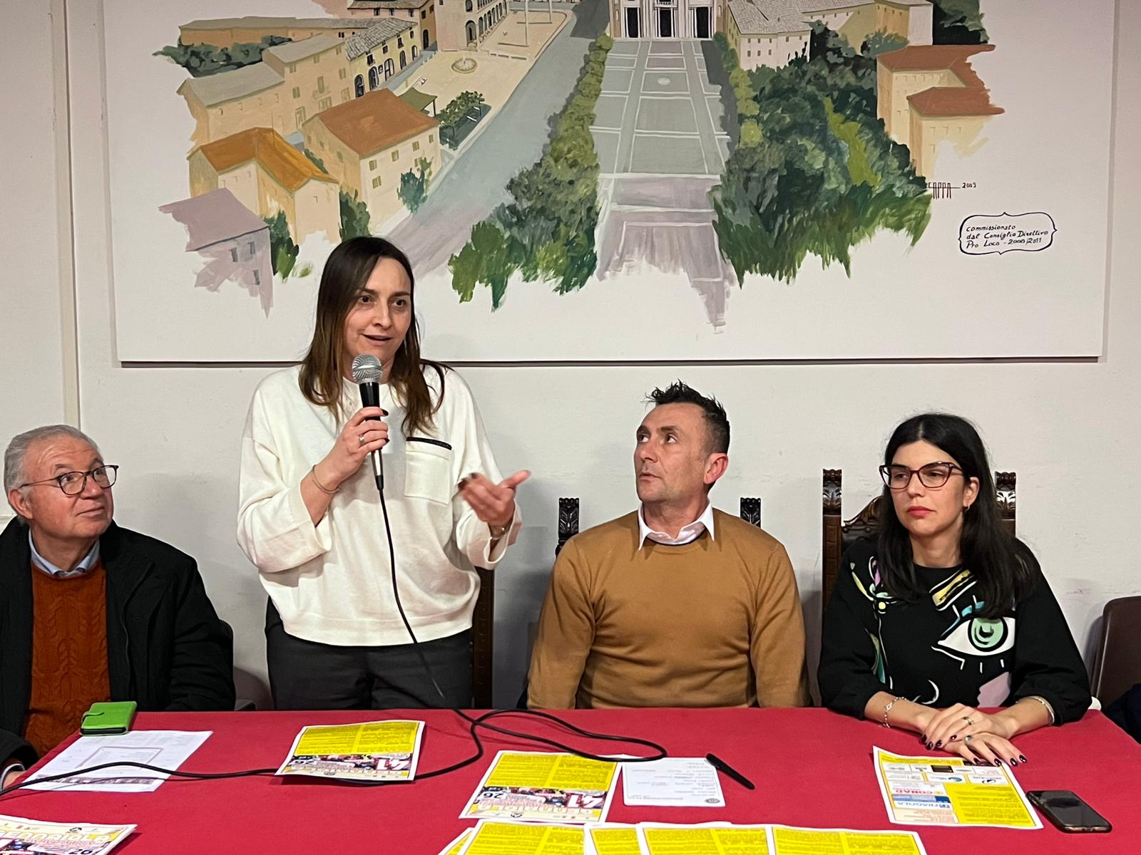 La “Gennaiola”, immagine della conferenza stampa di presentazione