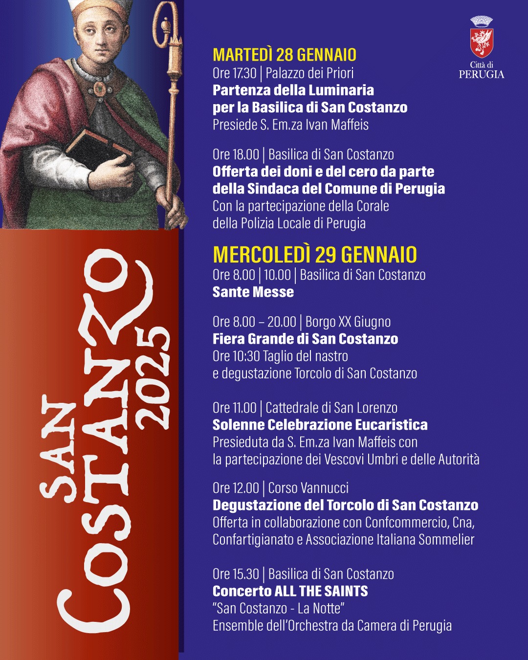 programma festa san Costanzo