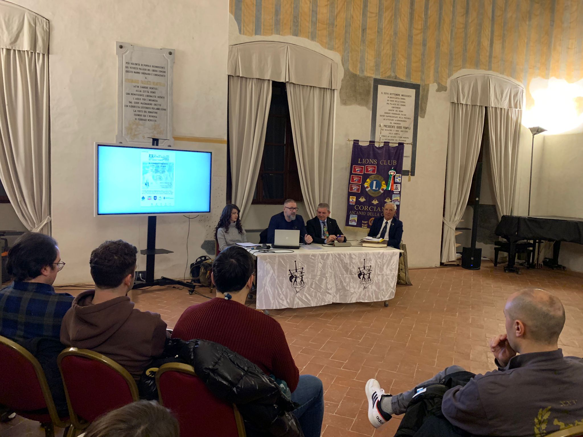 La conferenza a Castiglione del Lago