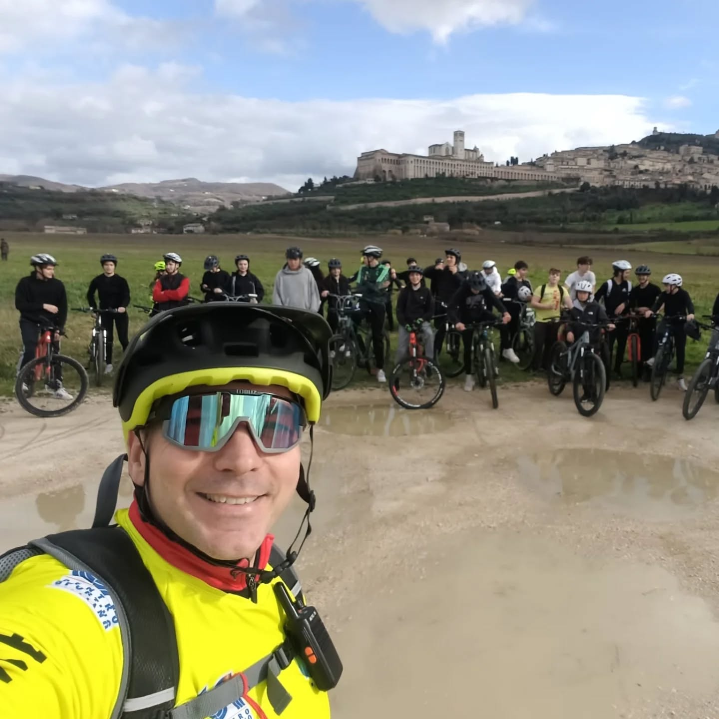La biciclettata finale di Assisi