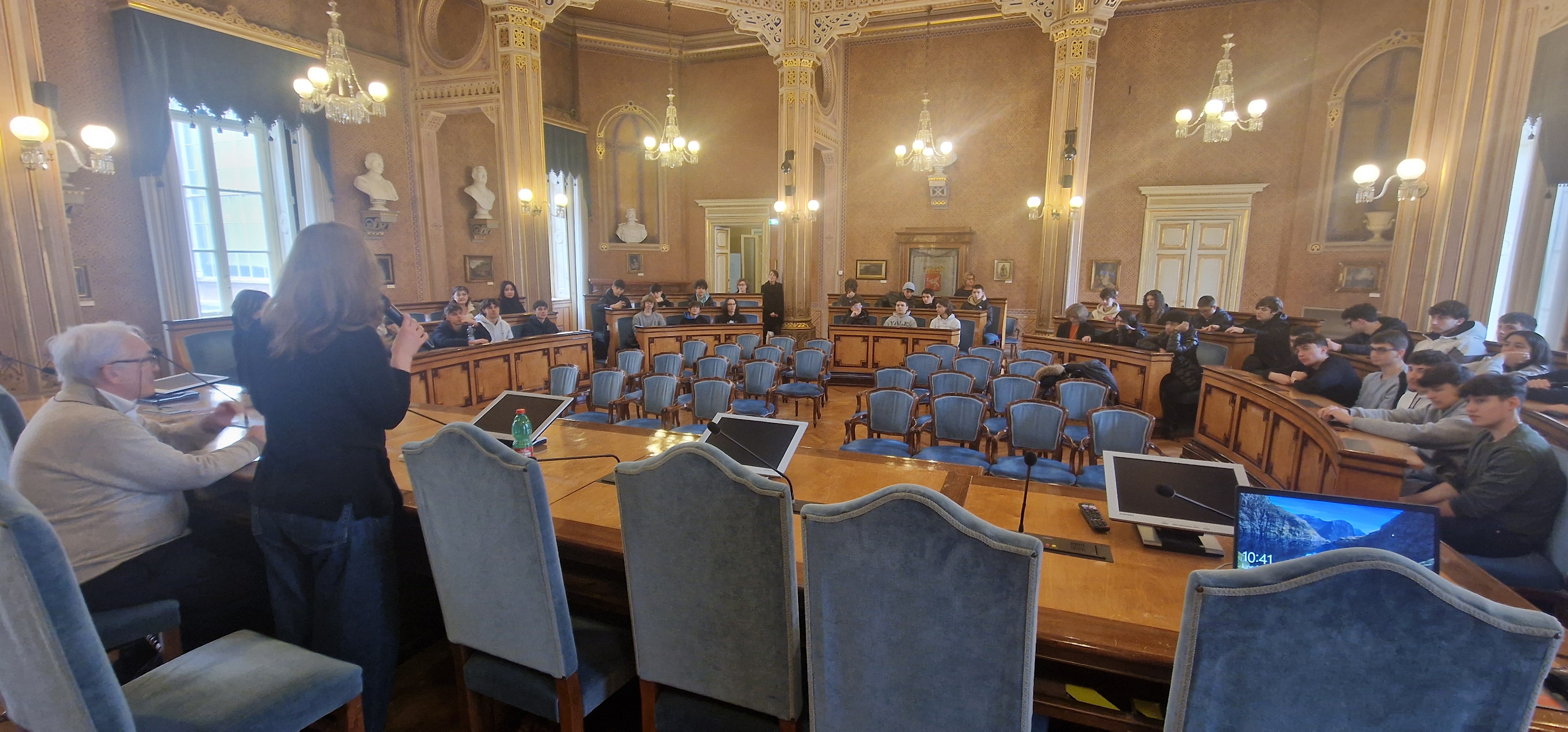 L'incontro nella Sala del Consiglio provinciale