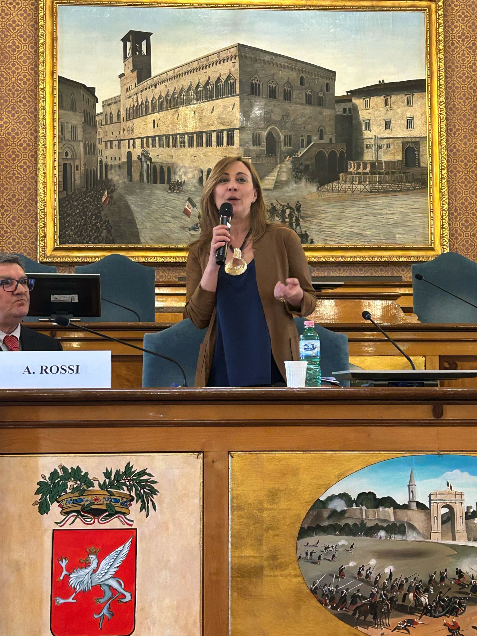 Il saluto della consigliera Pasquino