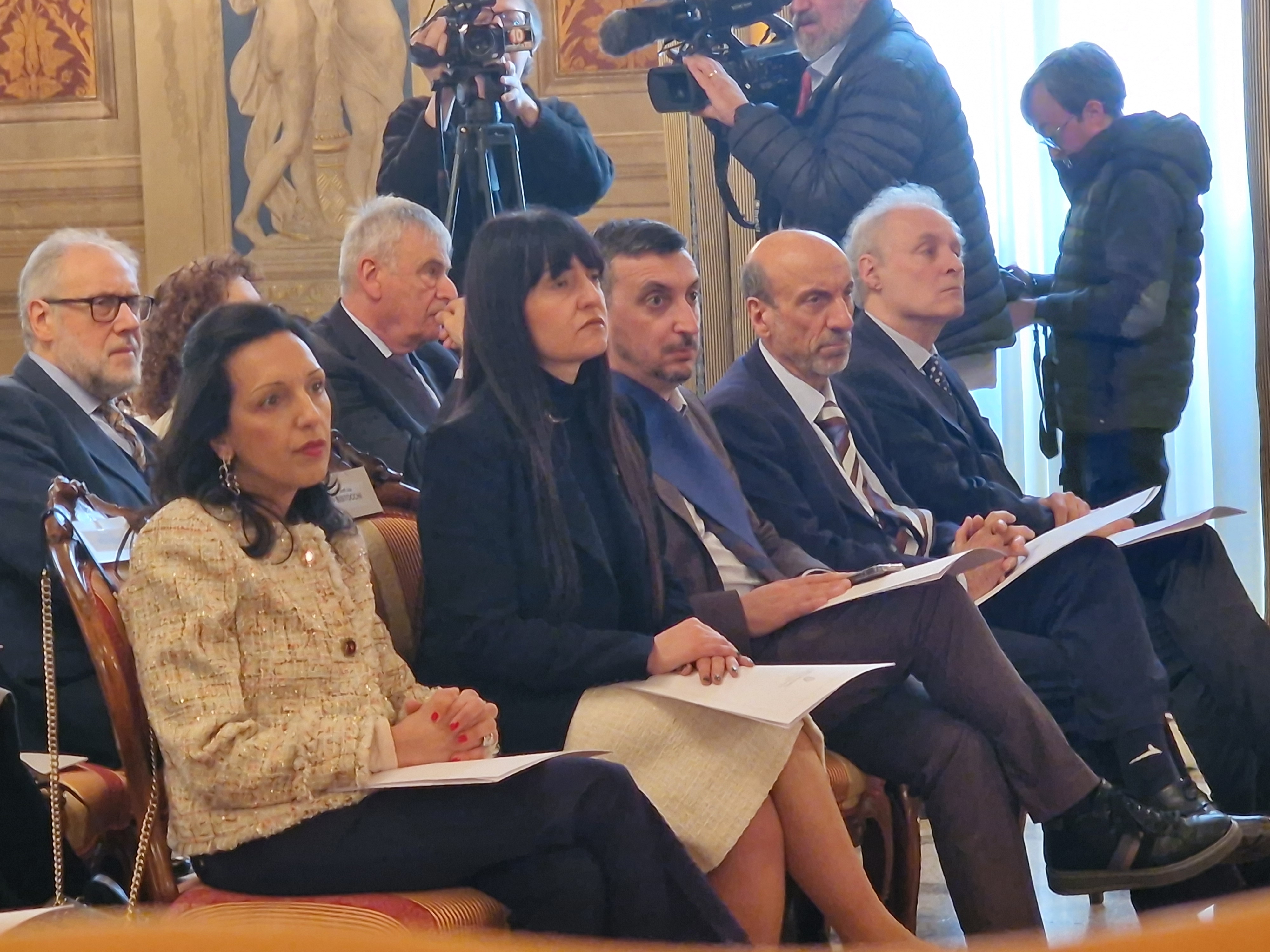 Il vicepresidente Pasquali e le altre autorità