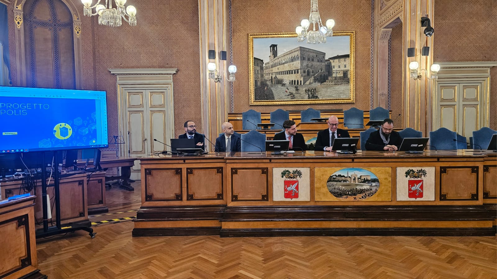 Immagine dell'incontro in Provincia sul Progetto Polis