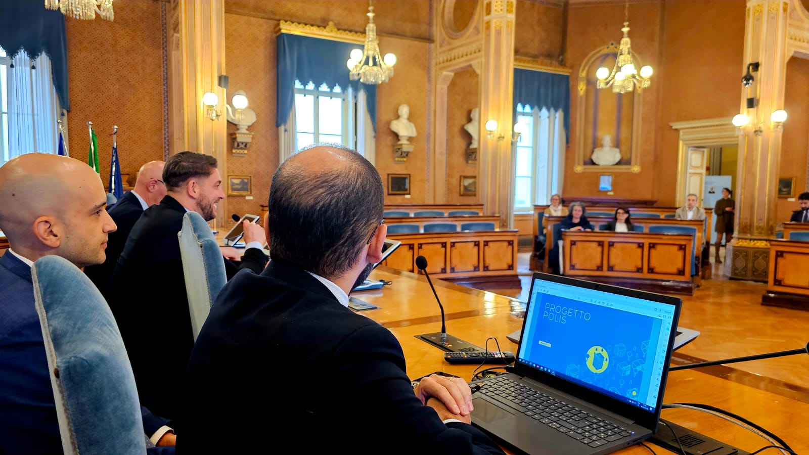 Immagine dell'incontro in Provincia sul Progetto Polis