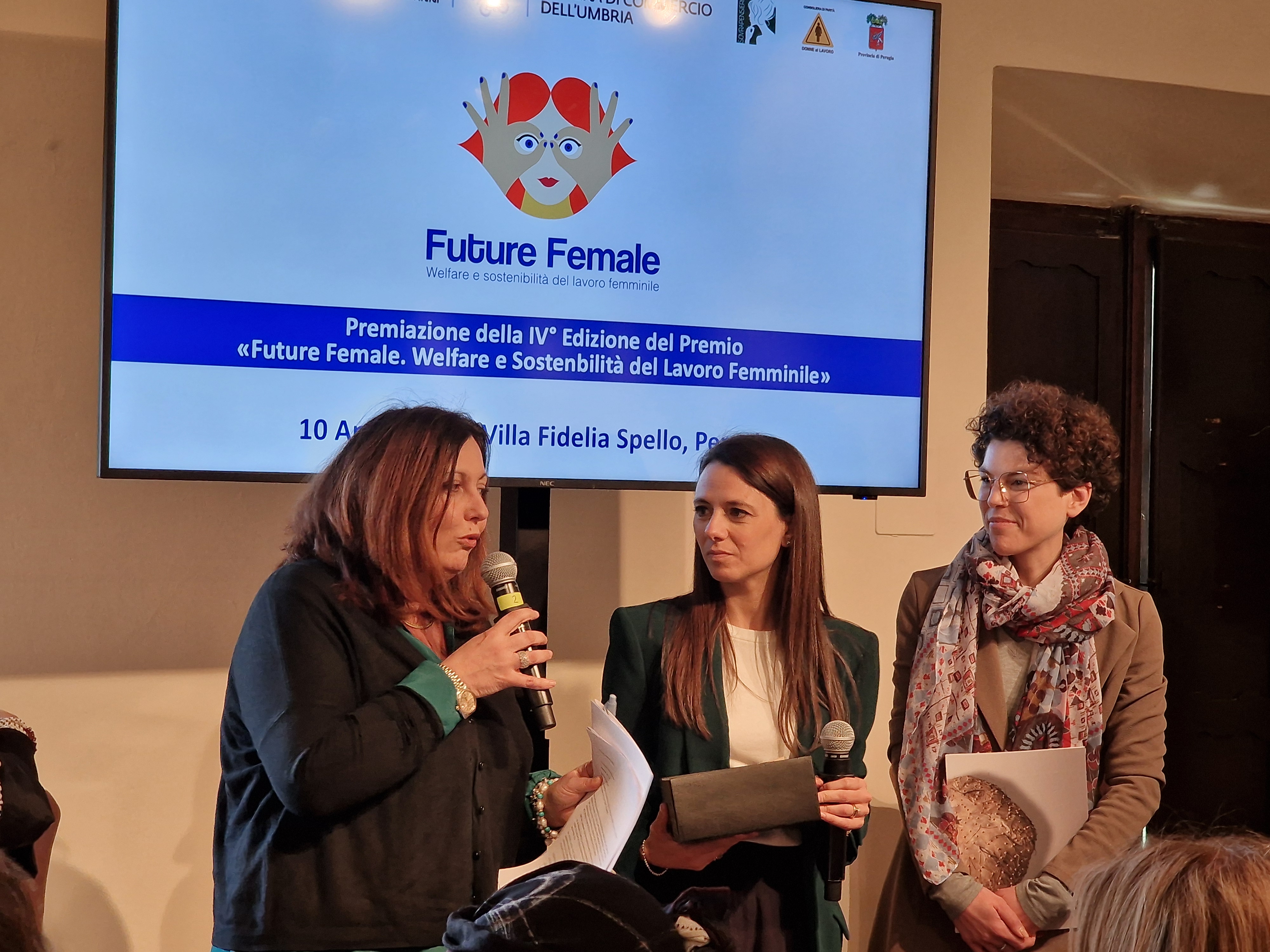 A Villa Fidelia la cerimonia del "Future Female. Welfare e sostenibilità del lavoro femminile”
