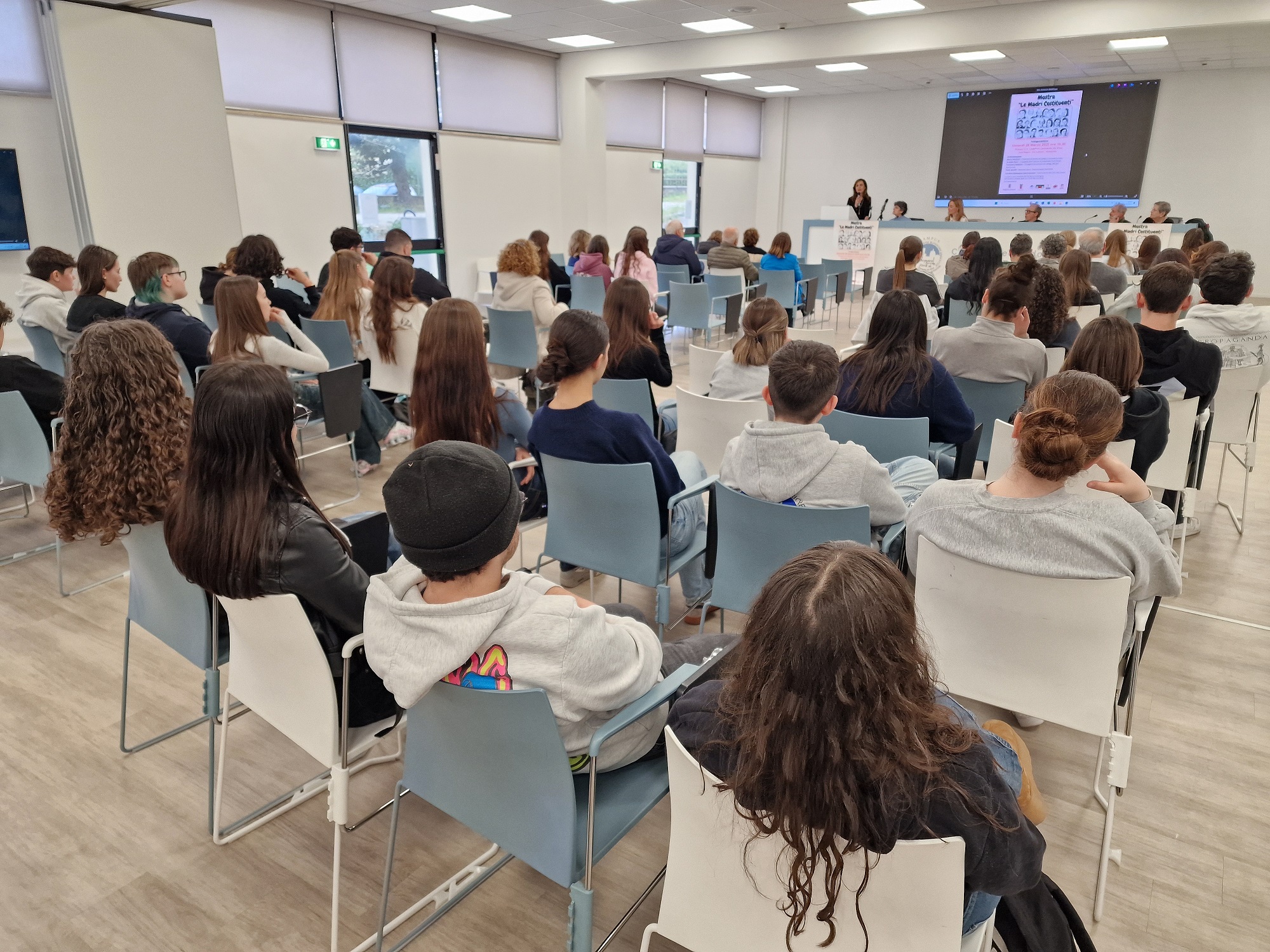 Gli interventi nell'aula magna del Campus