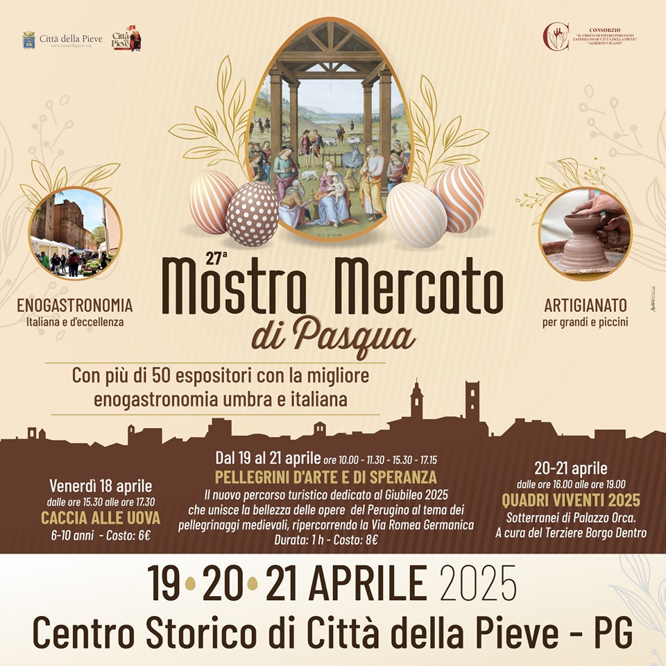 Pasqua a Città della Pieve tra gusto e arte