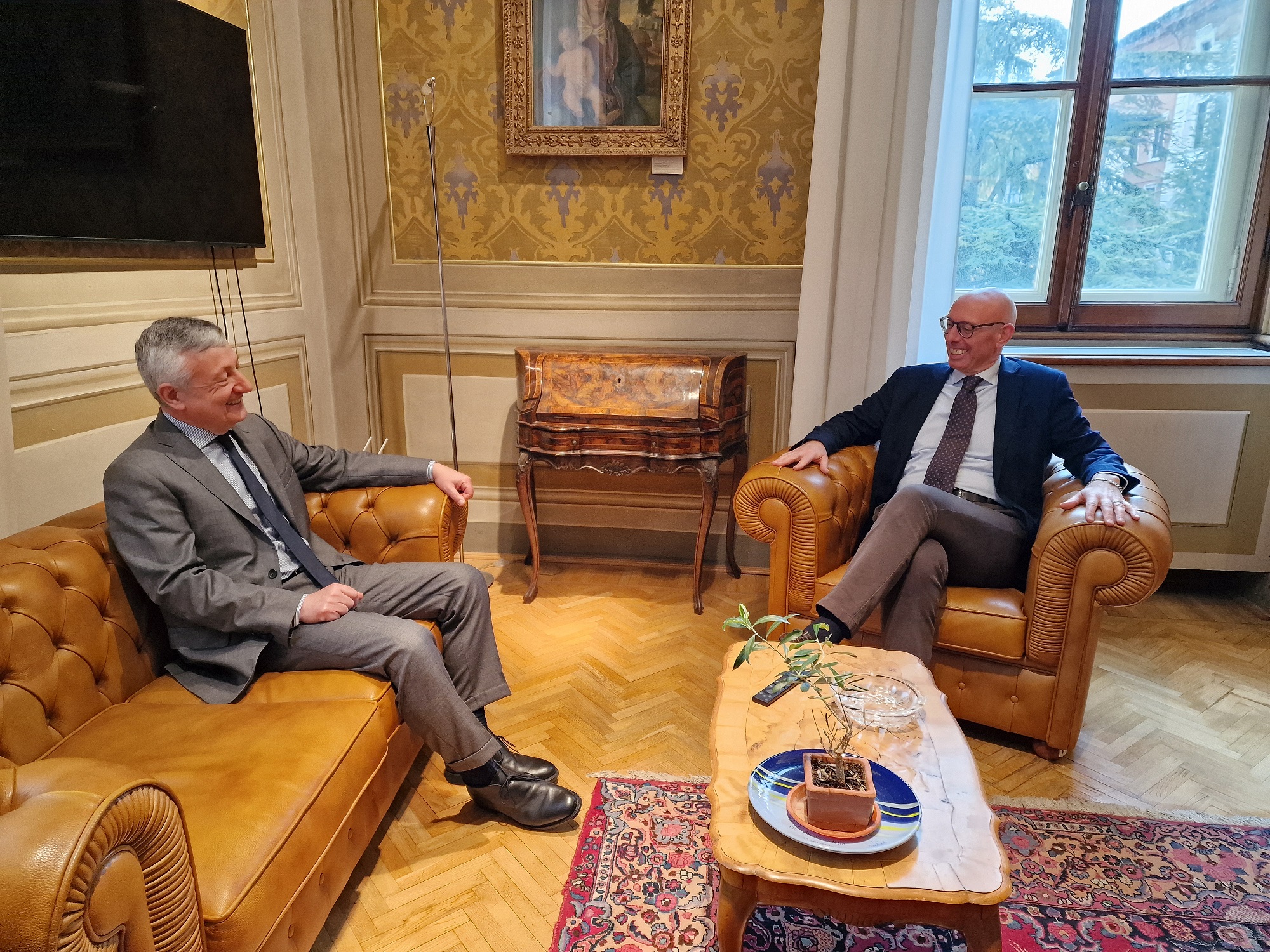 Il colloquio tra il presidente Presciutti e il prefetto Zito
