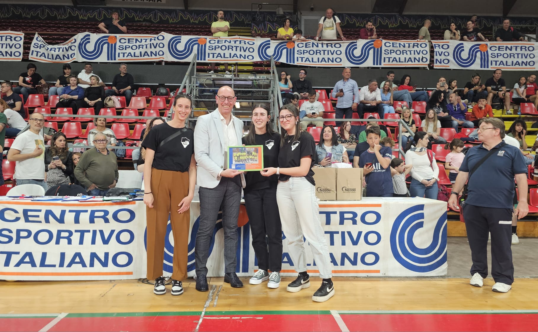Un momento della premiazione