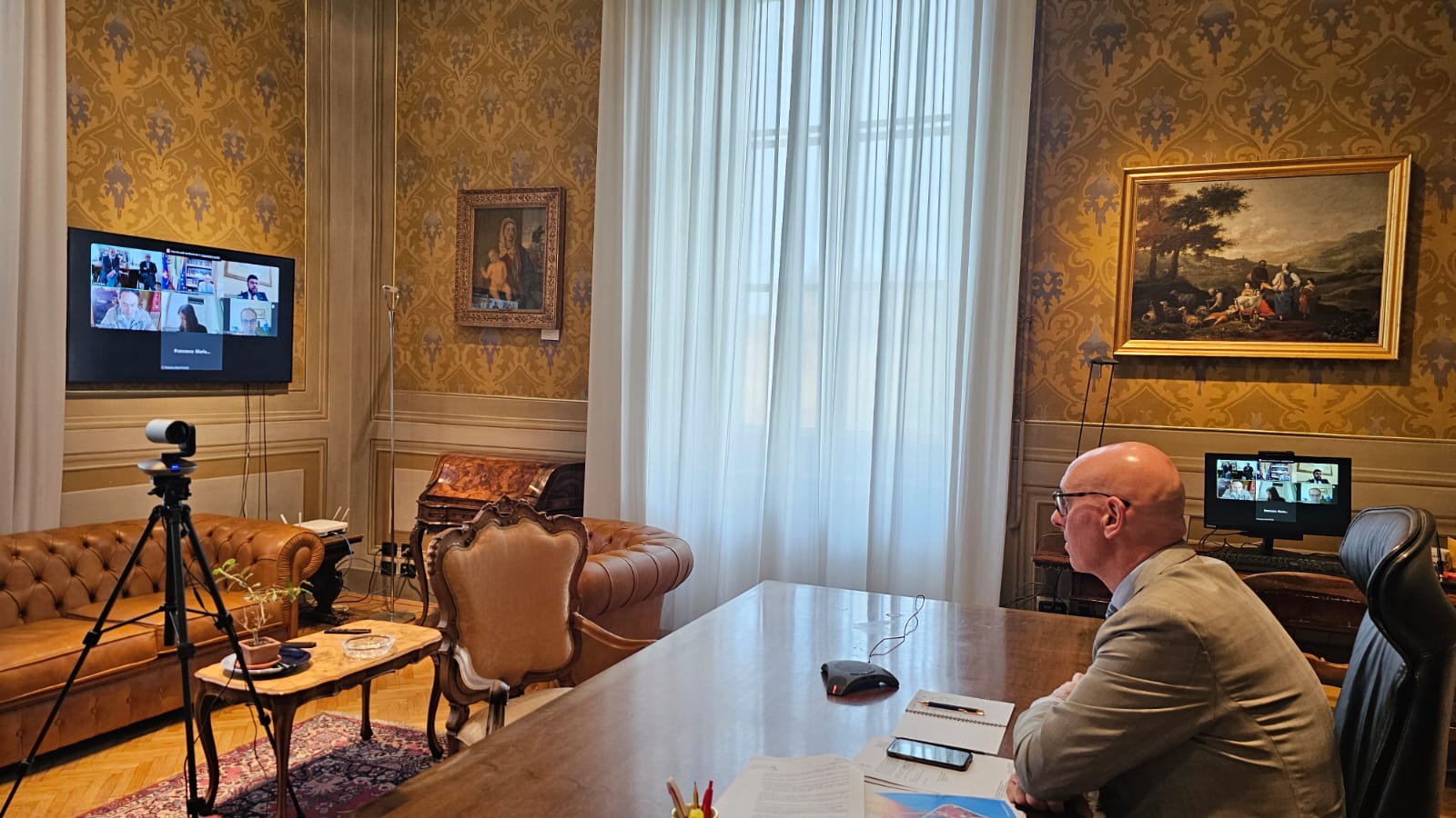 Incontro online tra i Presidenti delle Province dell'Italia di mezzo