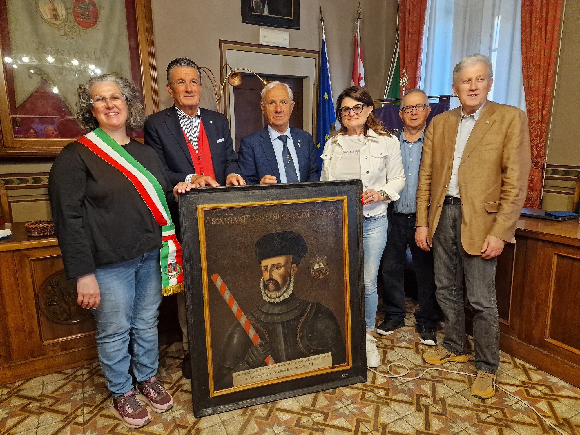 Panicale – Terminata l”’operazione verità” sulla tela della Collezione Mariottini