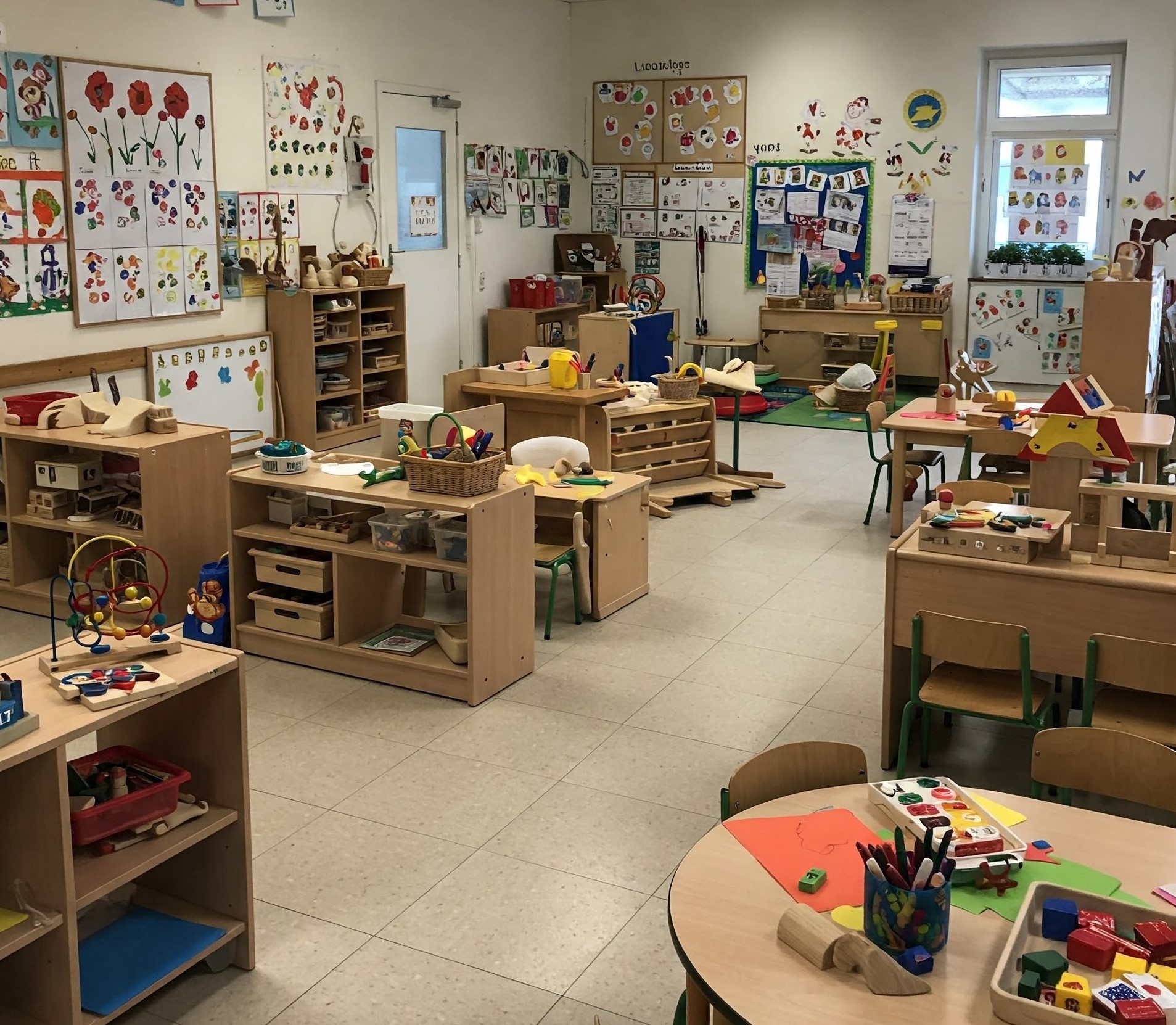 Immagine generica scuola infanzia creata con AI