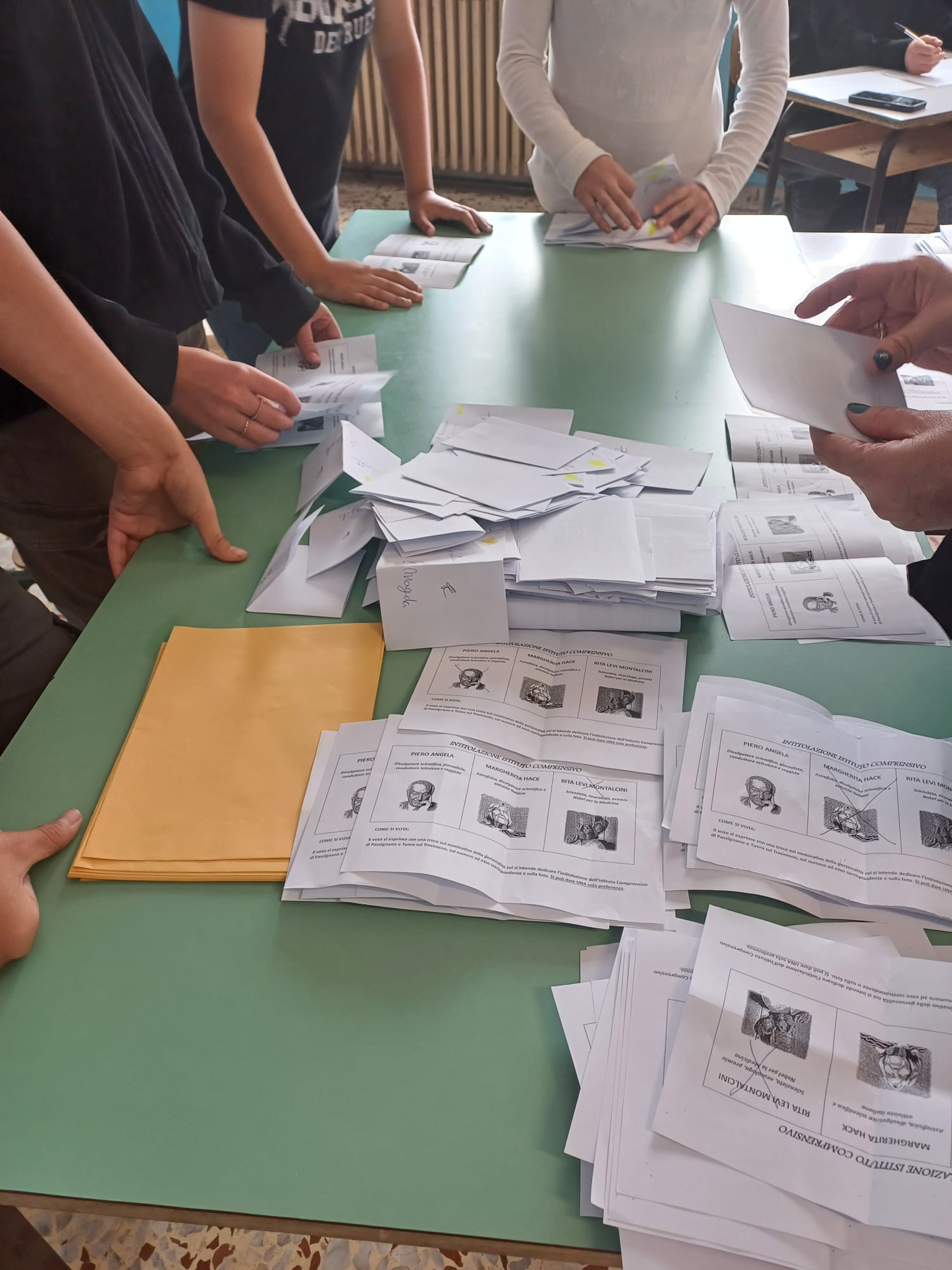 Le operazioni di voto