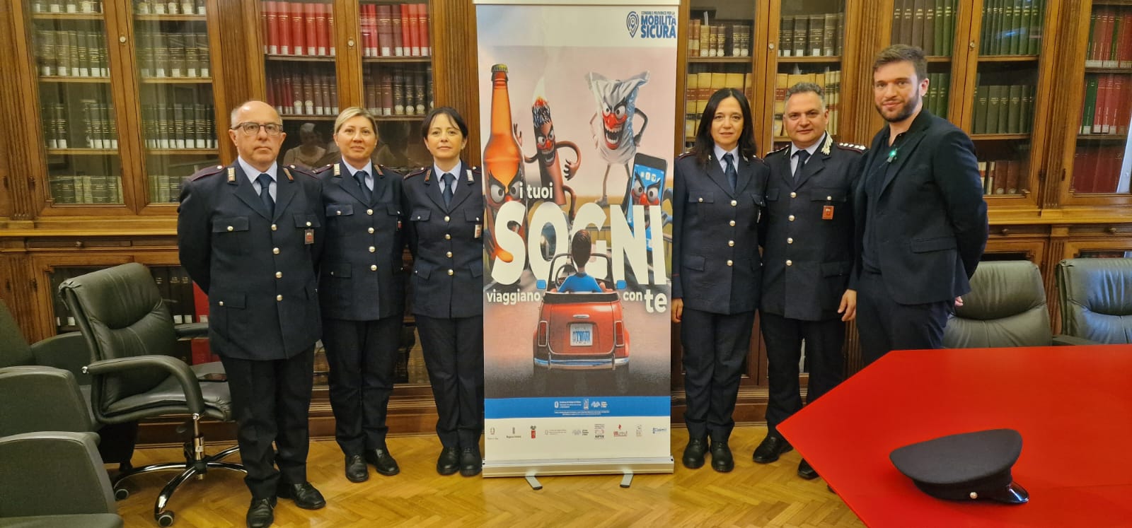 Conferenza stampa di presentazione del progetto “I tuoi Sogni viaggiano con te! Guida in Sicurezza”