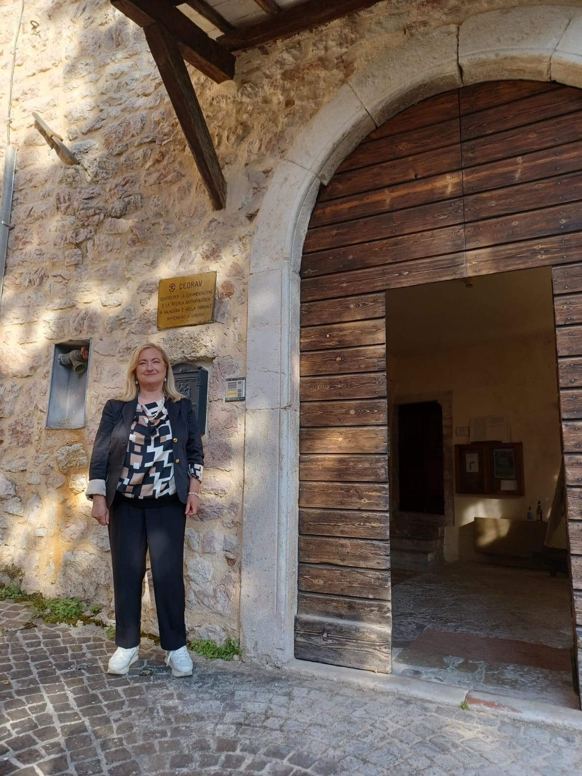 La presidente Marisa Angelini