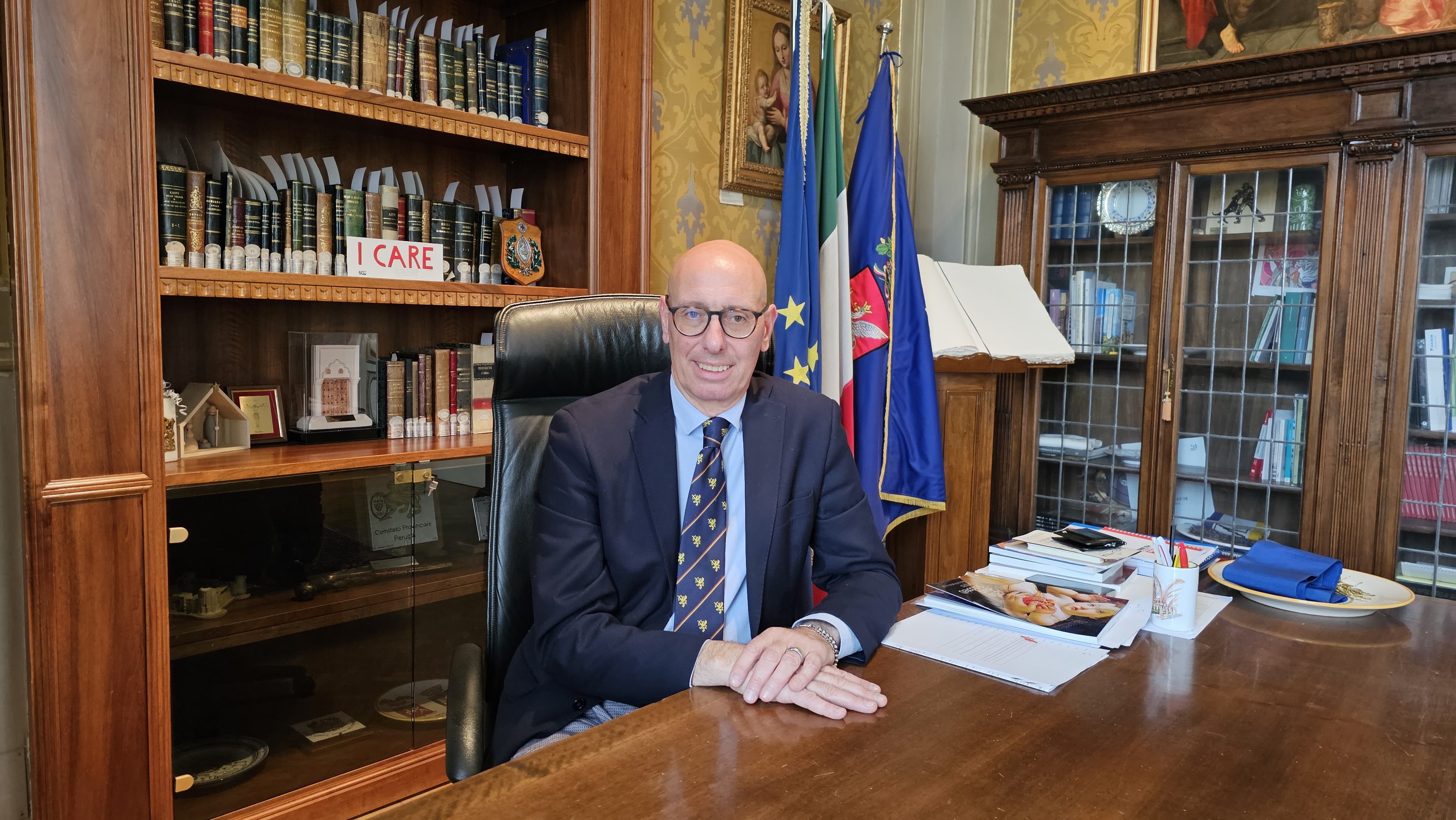 Il presidente Massimiliano Presciutti 