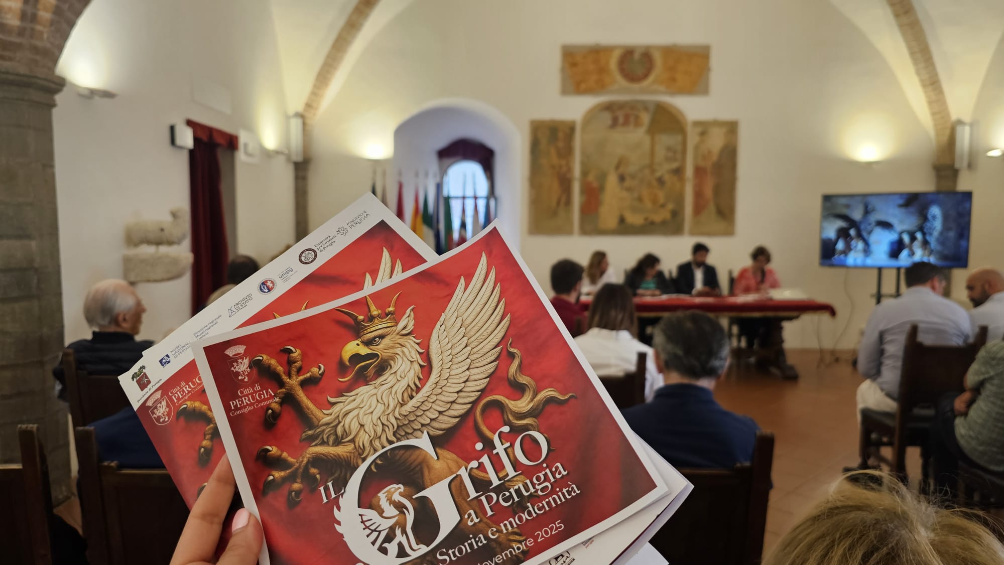Conferenza stampa di presentazione del progetto “Il Grifo a Perugia: tra mito, storia e modernità”