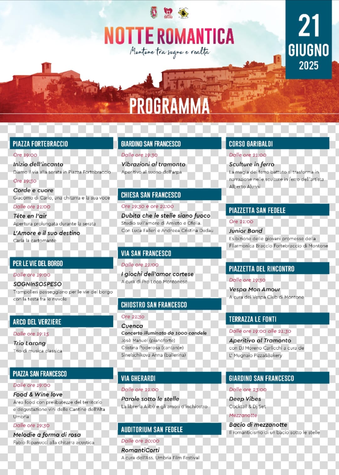Montone – Sabato la Notte Romantica 2025