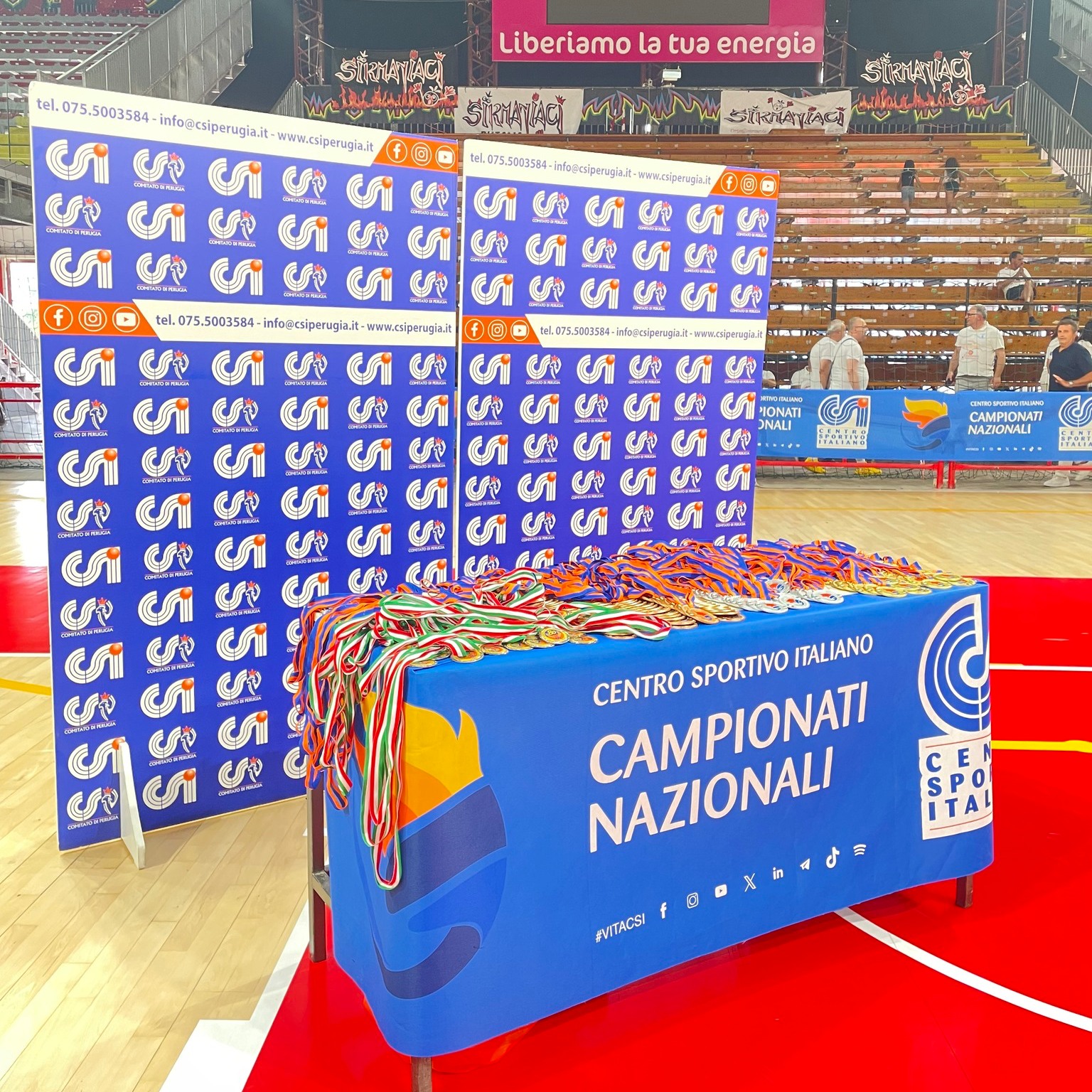 Premiazioni delle finali Nazionali CSI di Pallavolo 