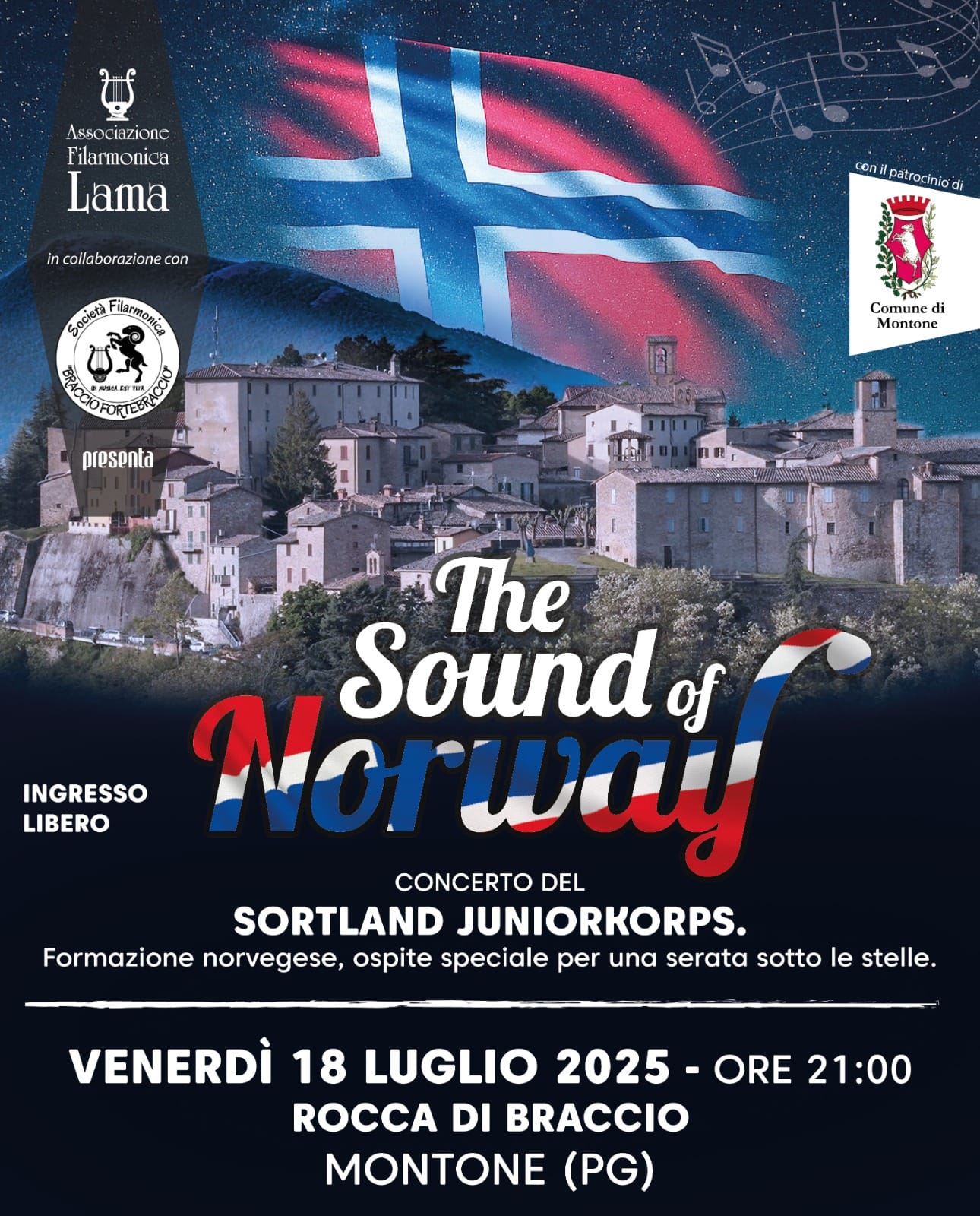 Montone – Stasera il concerto "The Sound of Norway"