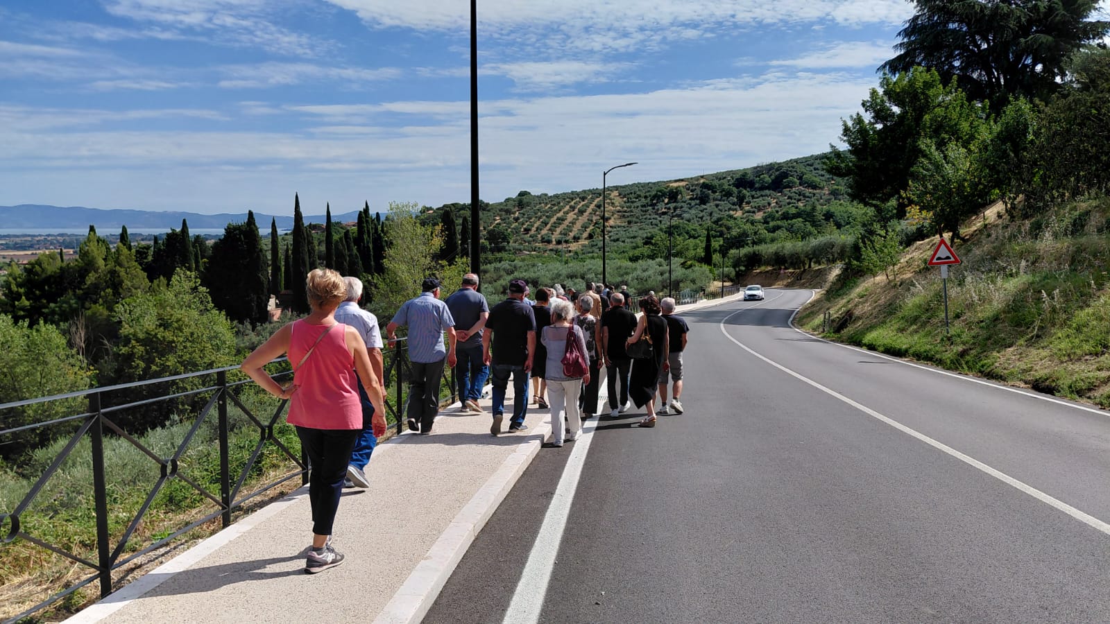 Paciano – Inaugurato un nuovo “belvedere”