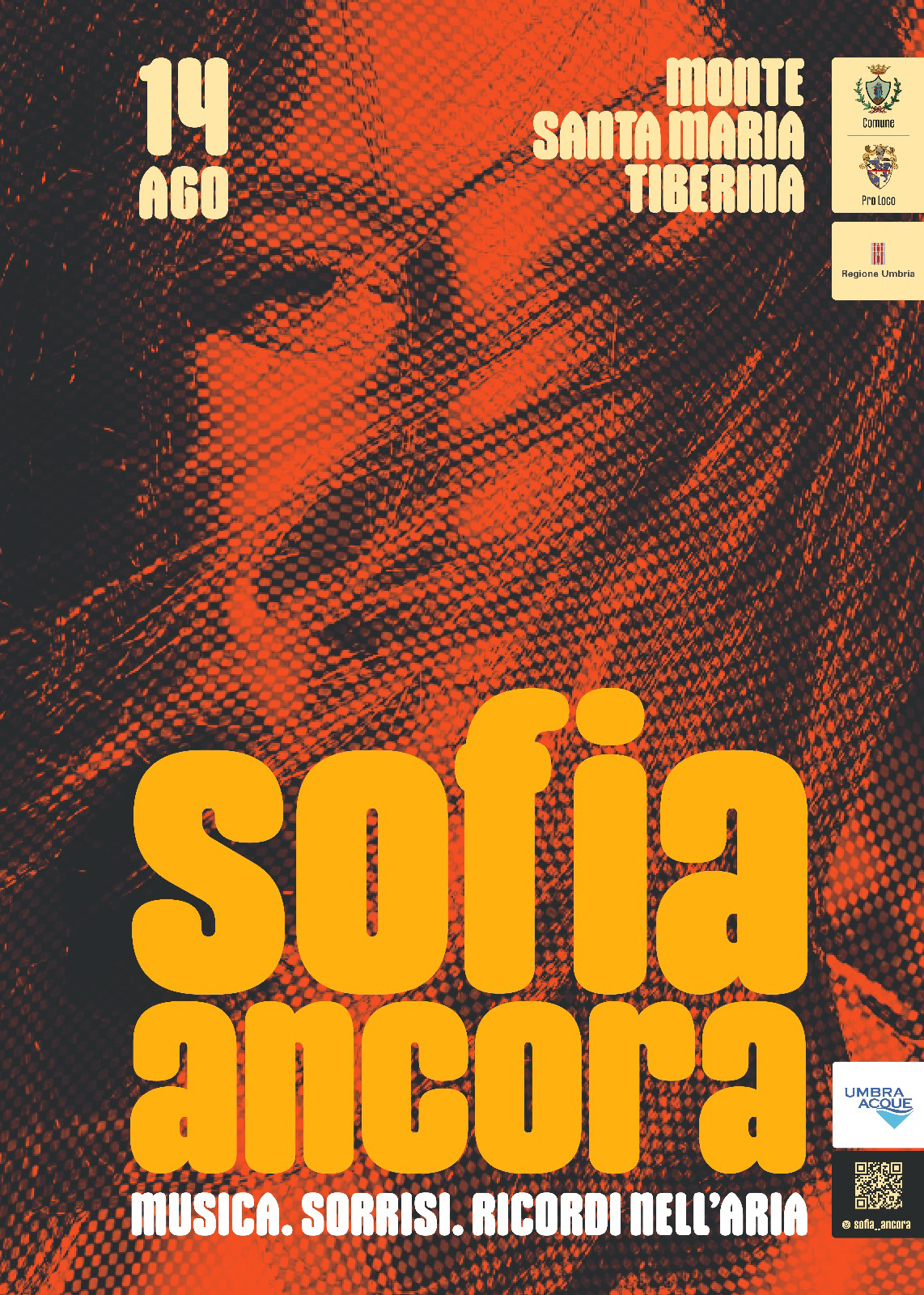 Locandina evento “Sofia Ancora: musica, sorrisi, ricordi nell’aria”
