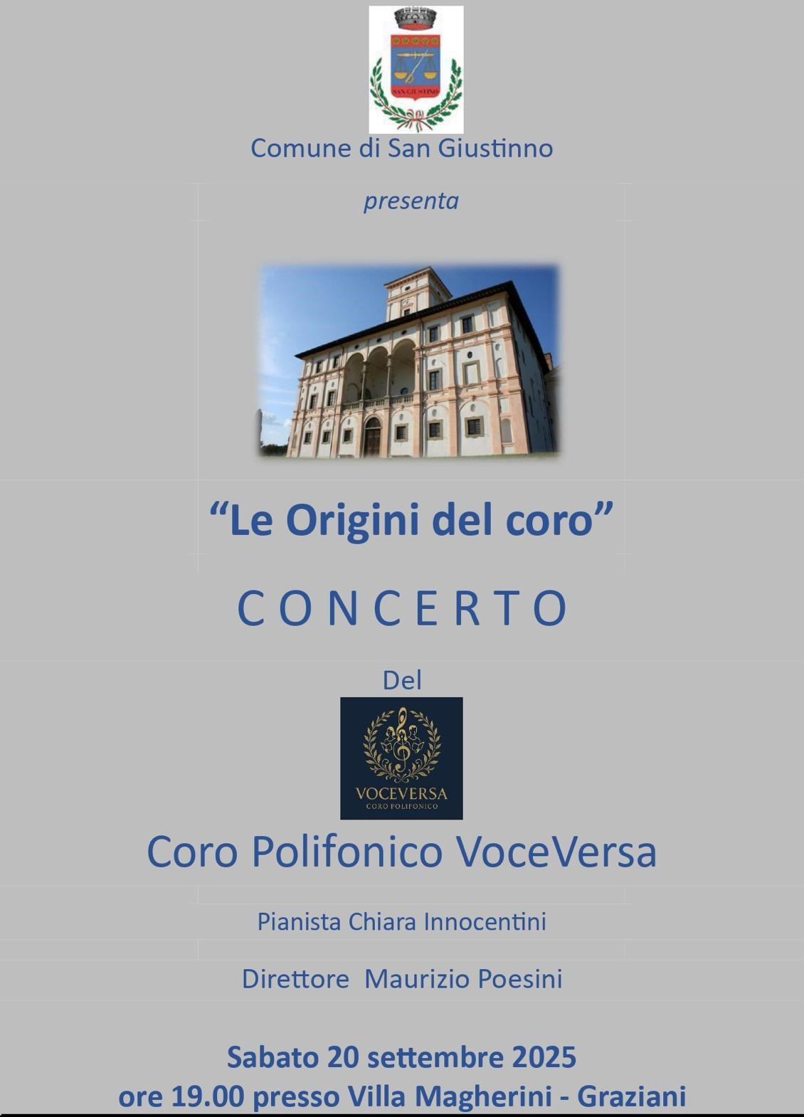 San Giustino – A Villa Graziani un  viaggio musicale tra le diverse sfumature del canto corale