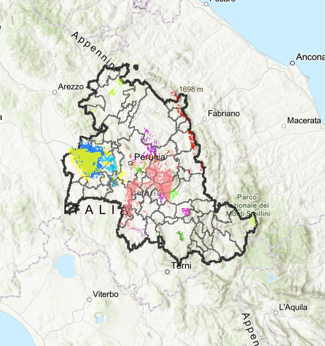 Pianificazione territoriale – Dieci Comuni in rete con la Provincia di Perugia grazie al Sistema WebGis