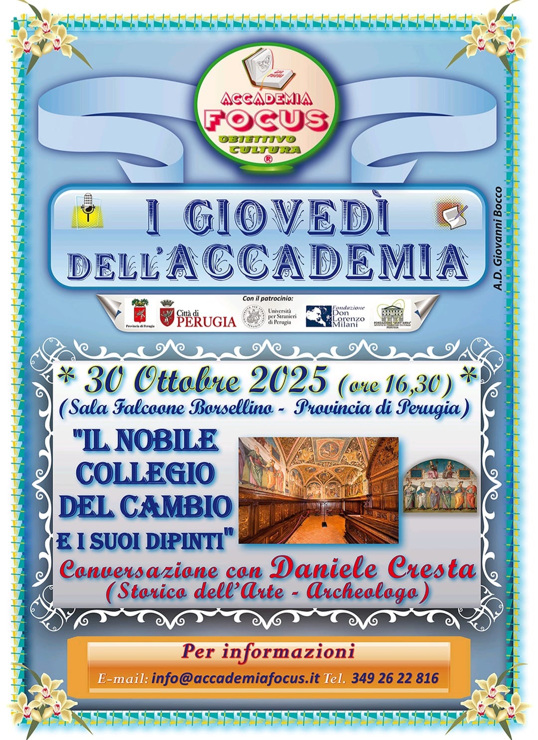 Locandina iniziativa Accademia Focus