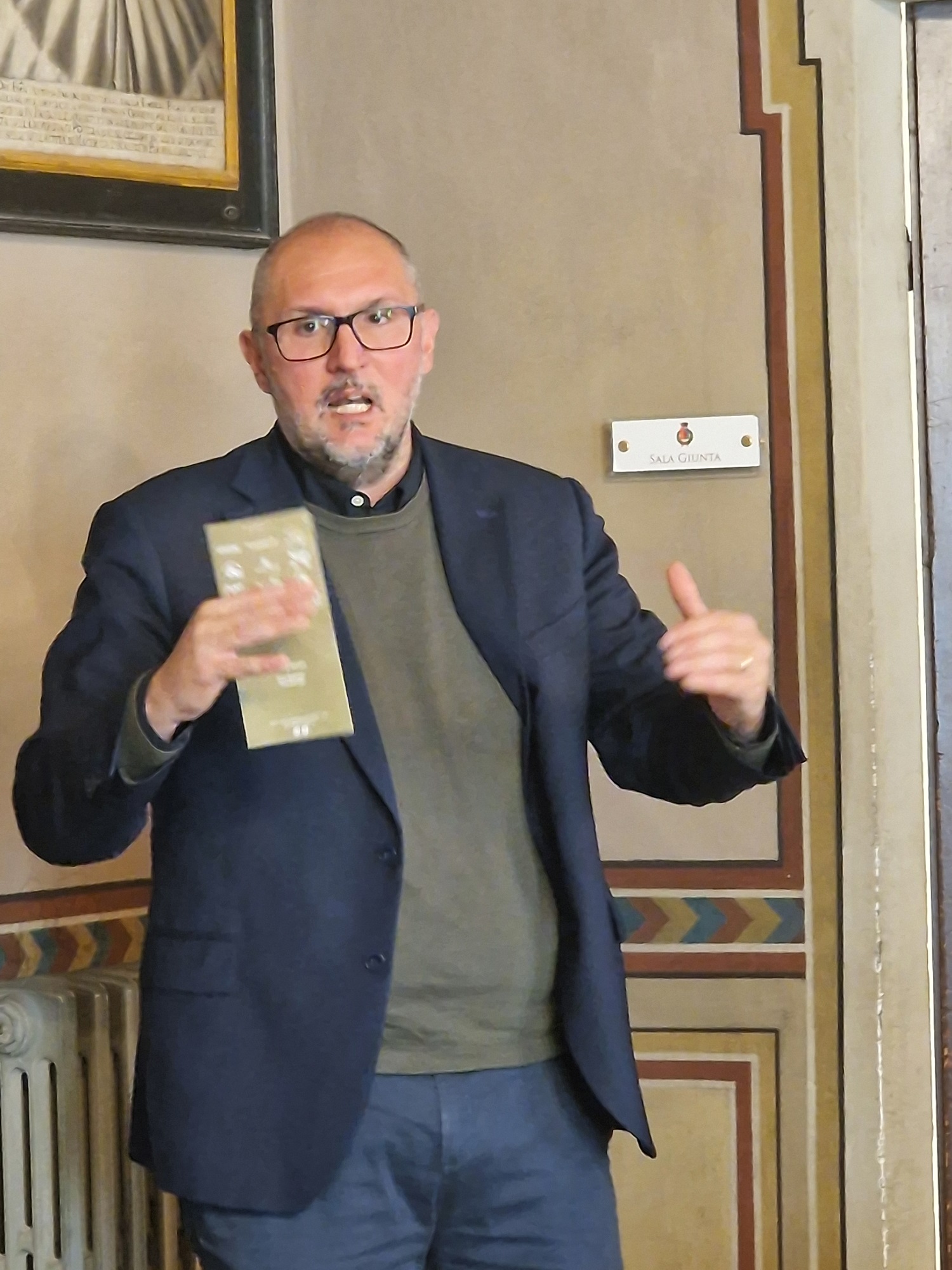 Il sindaco Giulio Cherubini